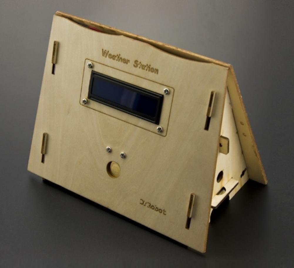 Wetterstation DFRobot Wetterstation-Kit, LCD Modul, DHT22, Touch-Sensor