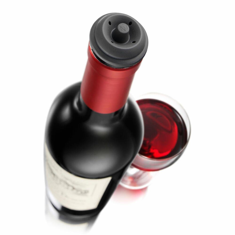 VACUVIN Flaschenverschluss Stopfe 2er Set, (Set, 2-tlg), für Weinpumpe