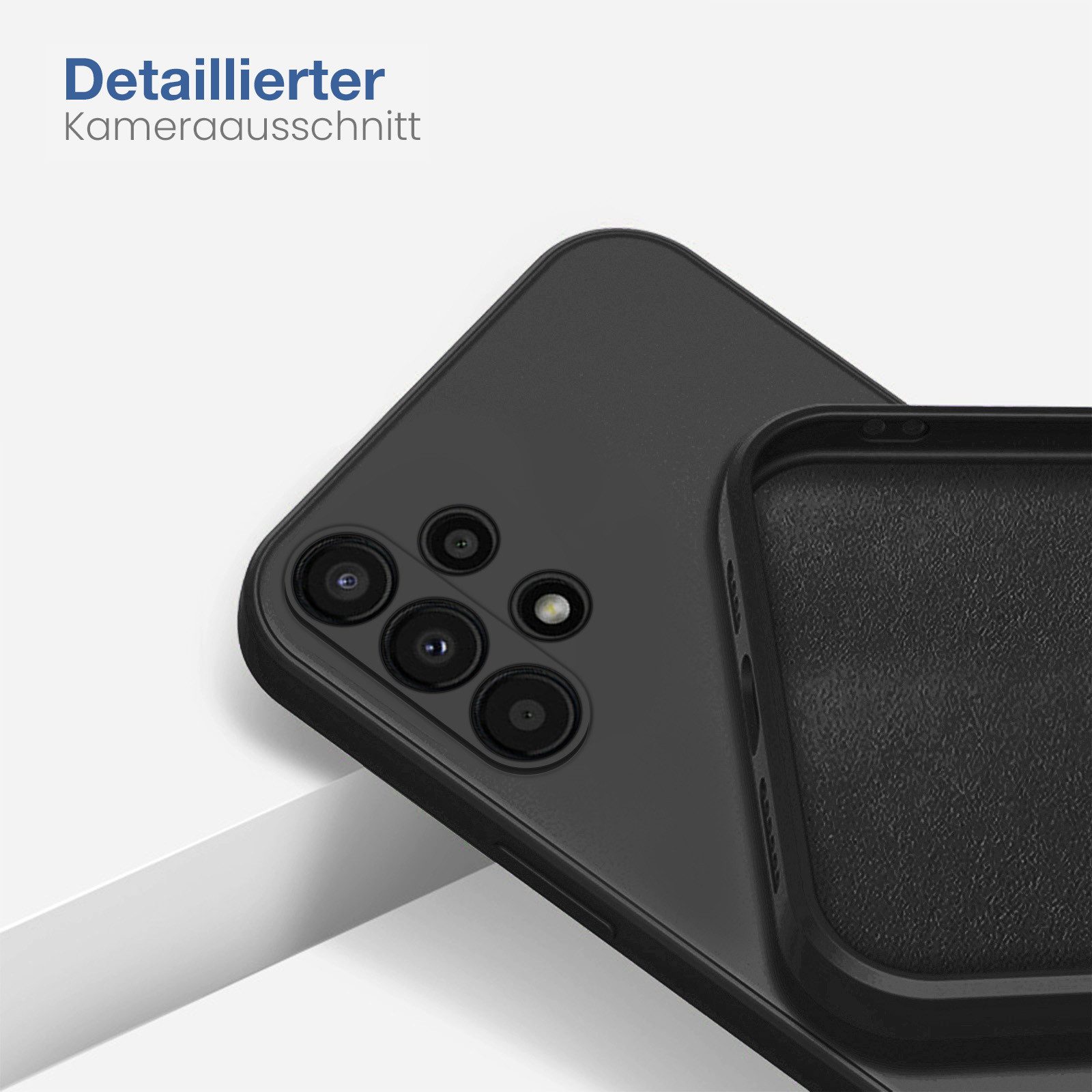 Tec-Expert Handyhülle SoftGrip Cover Hülle für Samsung Galaxy A13, Handy Case Bumper integrierter Kameraschutz flexibel