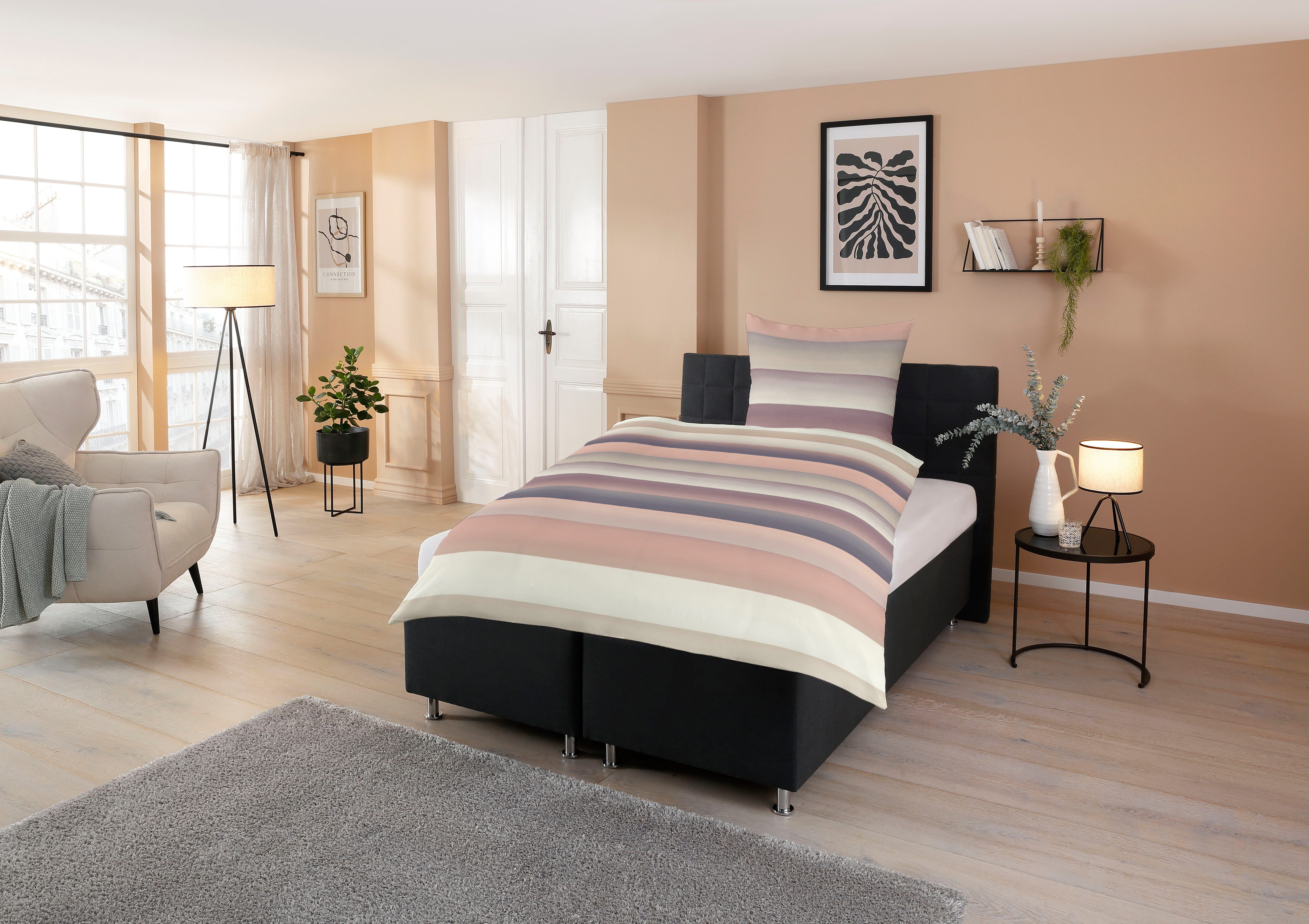 CASATEX Bettwäsche Levio, Satin, 2 teilig, günstig online kaufen