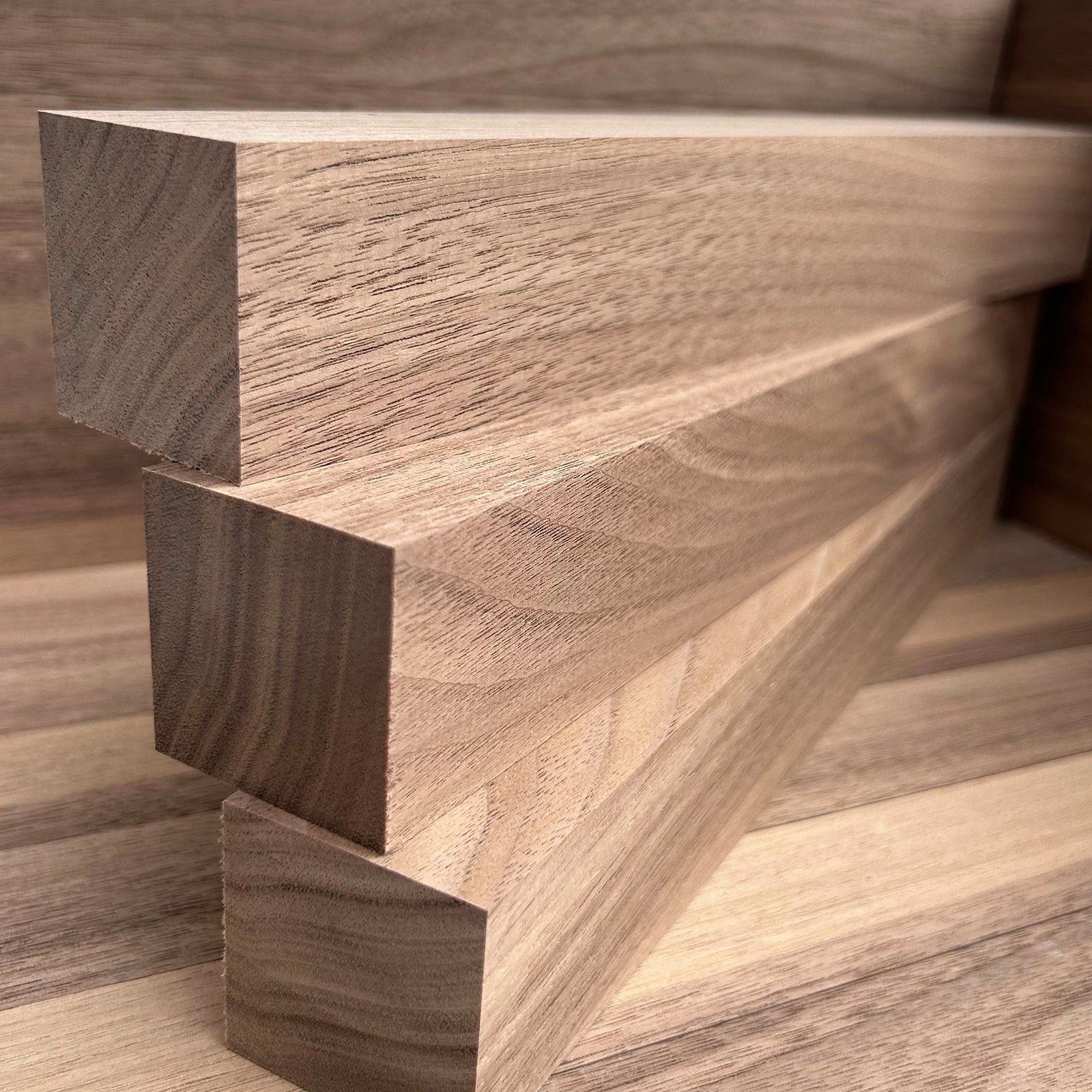 ECI Tools Kantholz Amerikanische Nussbaum Kantel 40 x 40 mm