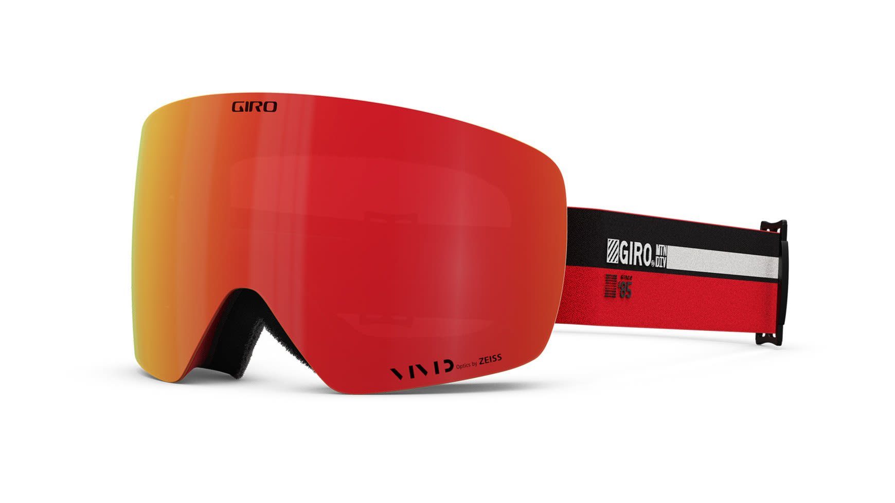 Giro Skibrille Giro Contour - Vivid Infrared Red Vivid Ember Accessoires 2023 - / Modell Cassette