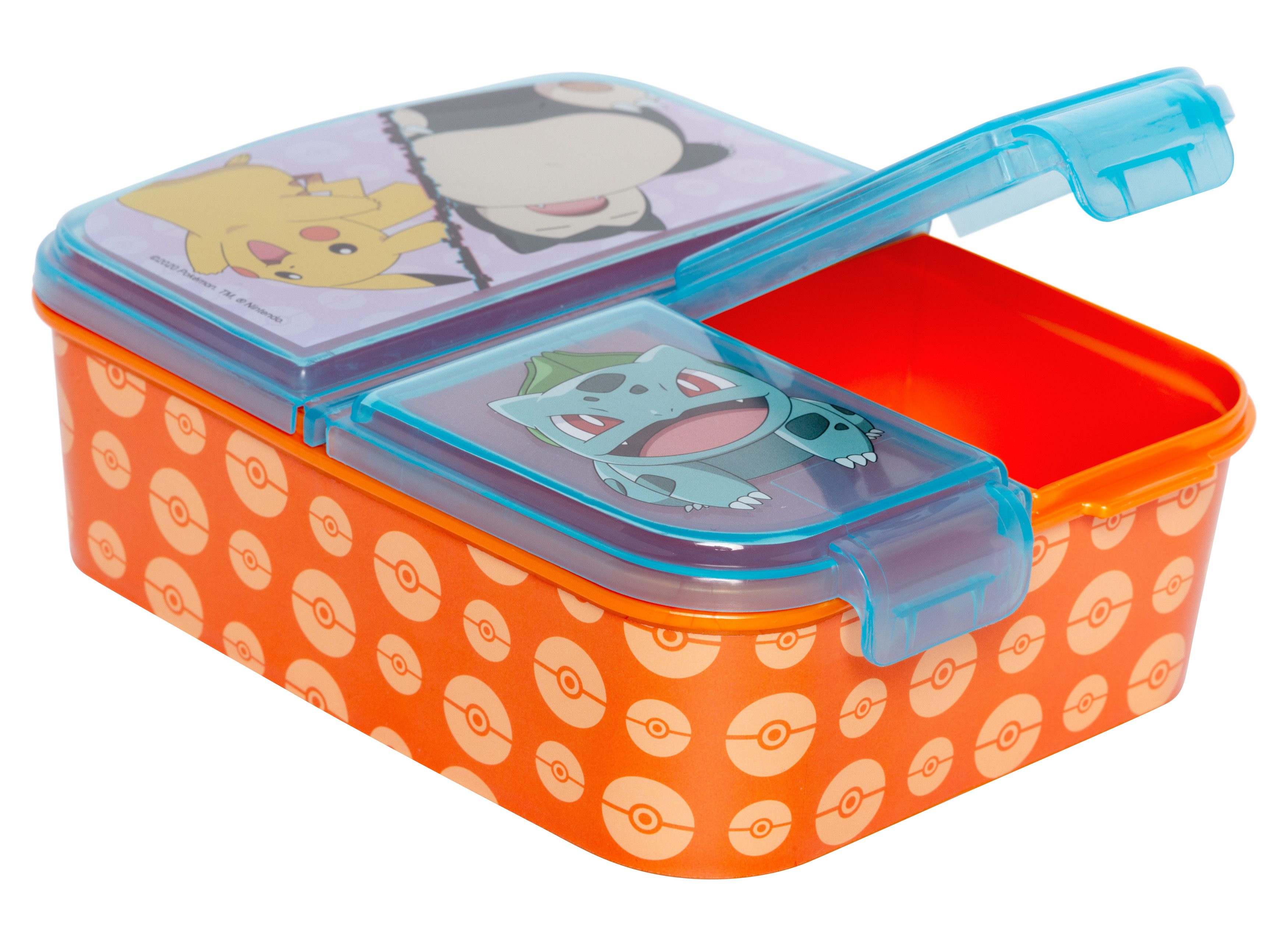 The Pokémon Company Lunchbox Pokémon - Sandwich Box (NEU & OVP), Kunststoff, 3 Fächer, BPA-frei