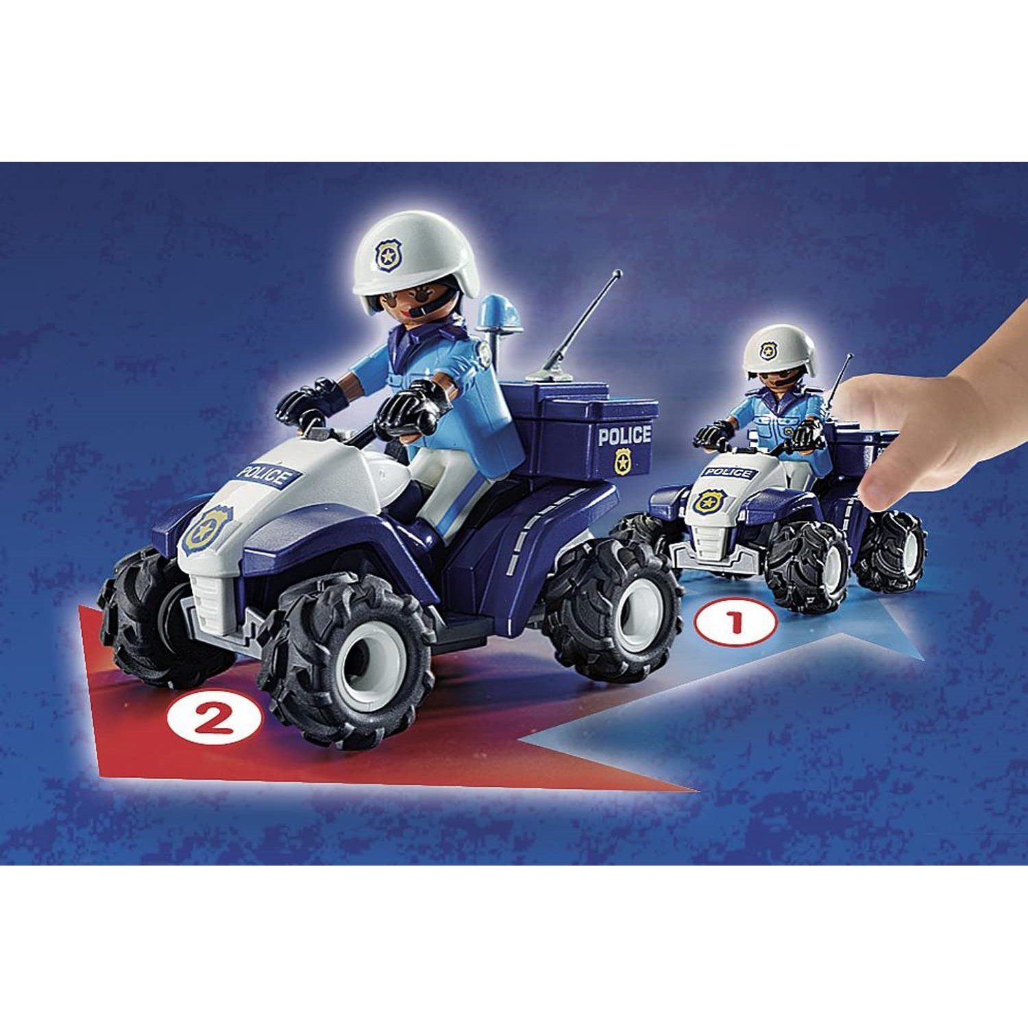 Playmobil® 71092 Polizei-Speed Quad Konstruktions-Spielset günstig online kaufen