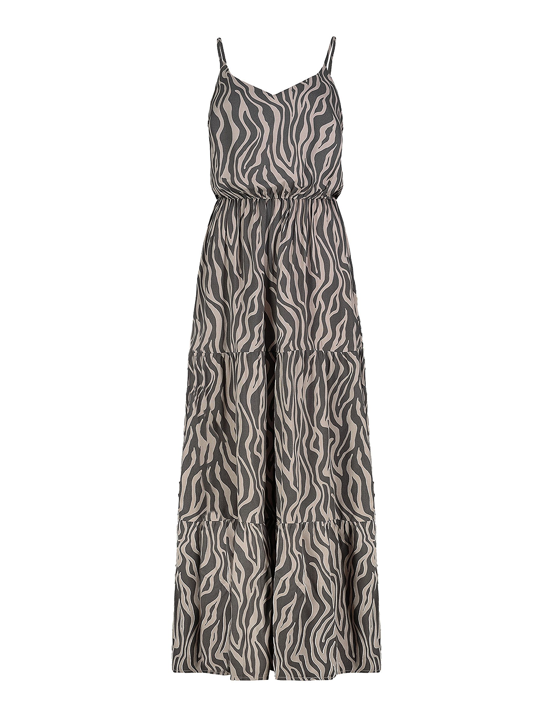 SUBLEVEL Shirtkleid DOB Maxi Volant-Design mit Spaghettiträgern (lang) DOB_ günstig online kaufen