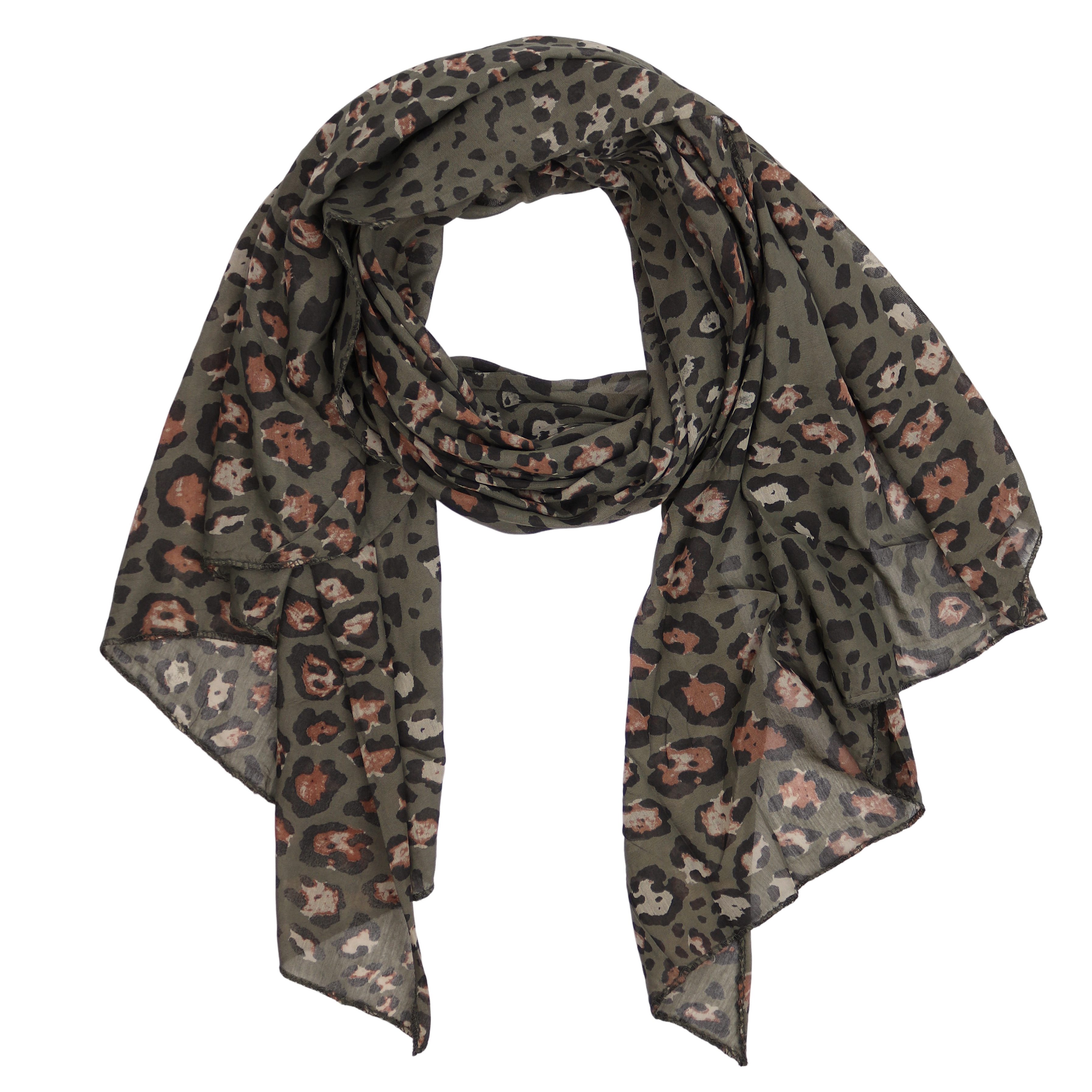 Modeschal Asymmetrischer Schal, Made in Italy 20% Seide 80% Baumwolle