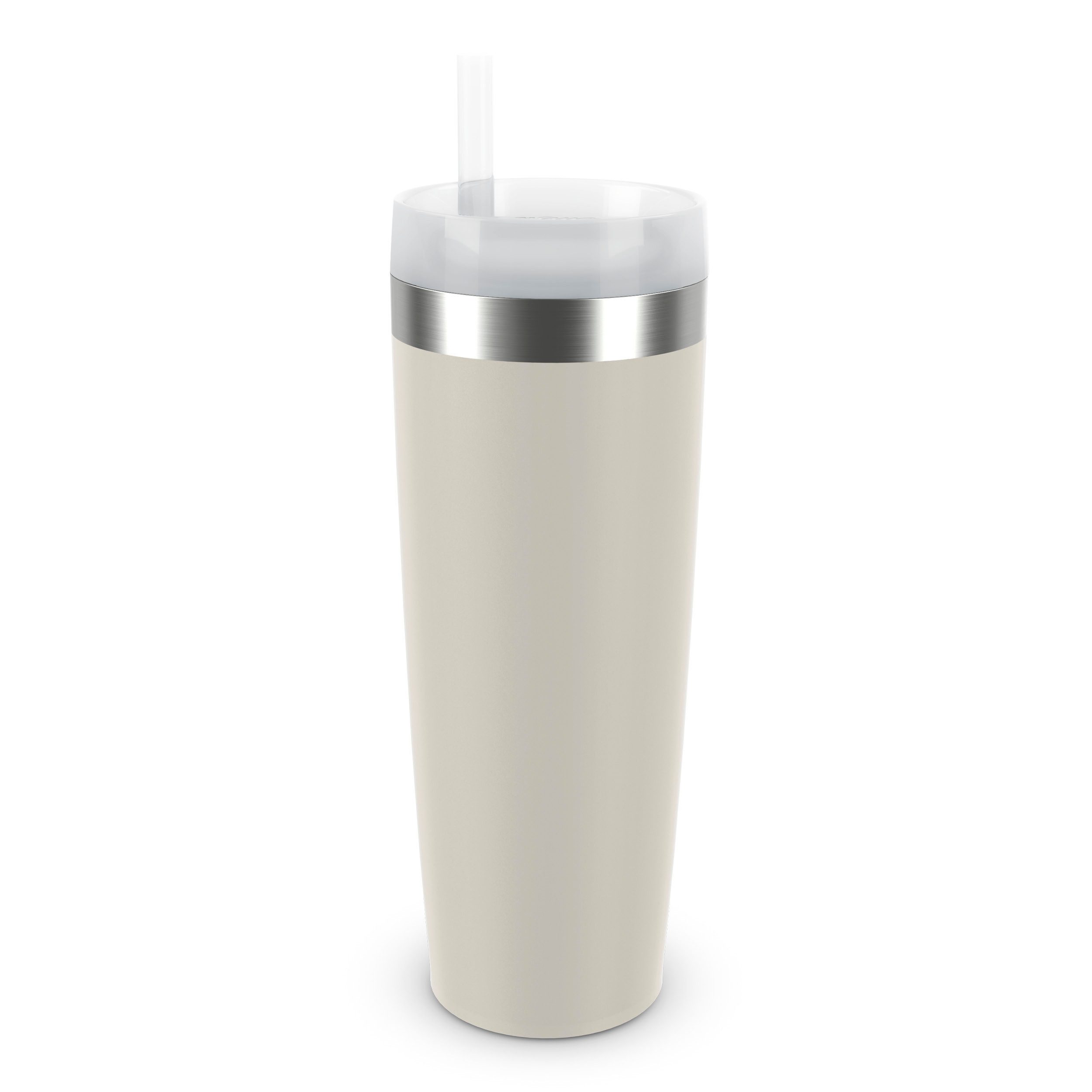 Emsa Isolierflasche Travel Mug Cool³, 3 Deckelpositionen, für gängige Autohalterungen, inkl. Strohhalm
