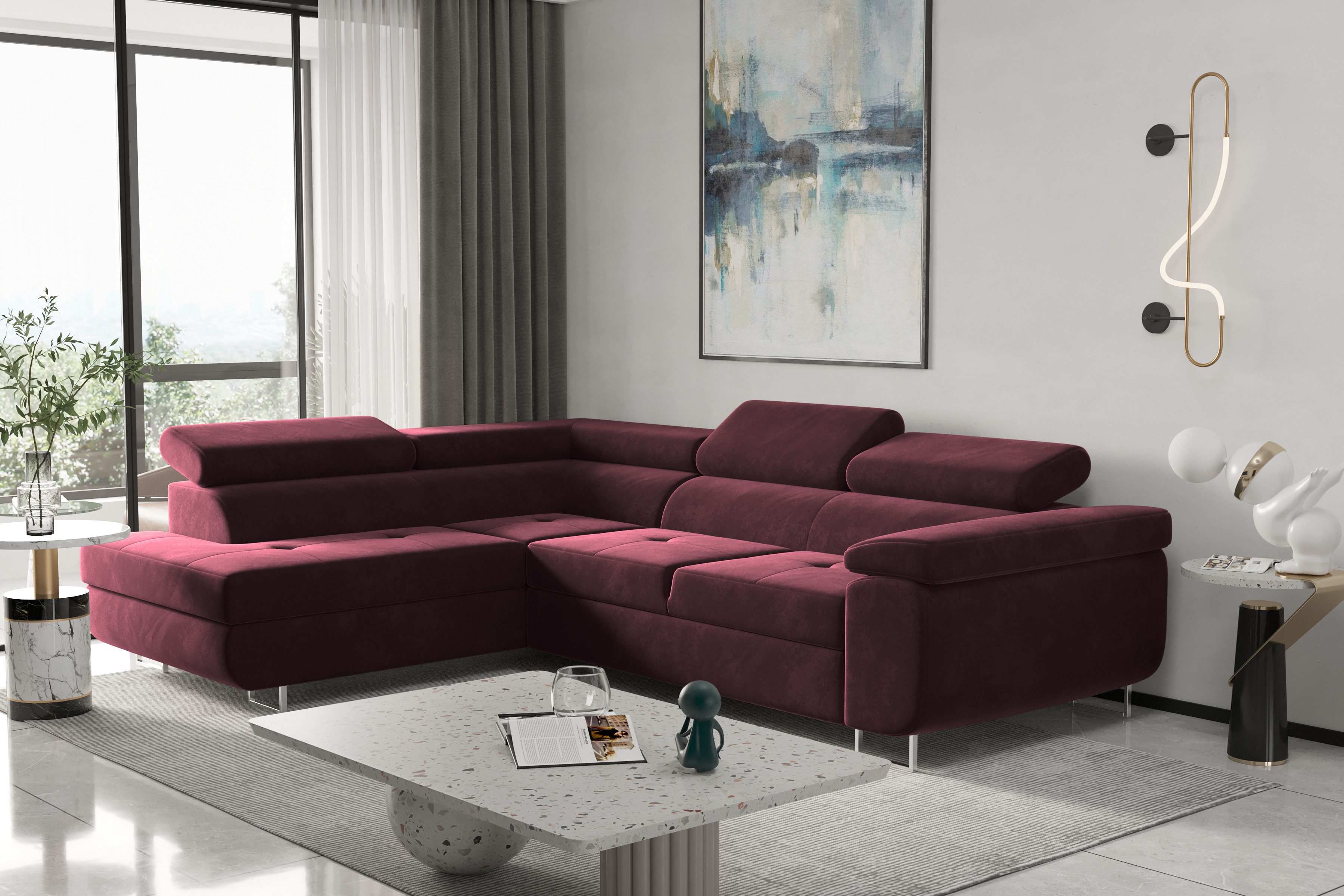 Kaiser Möbel Ecksofa mit schlaffunktion und günstig online kaufen