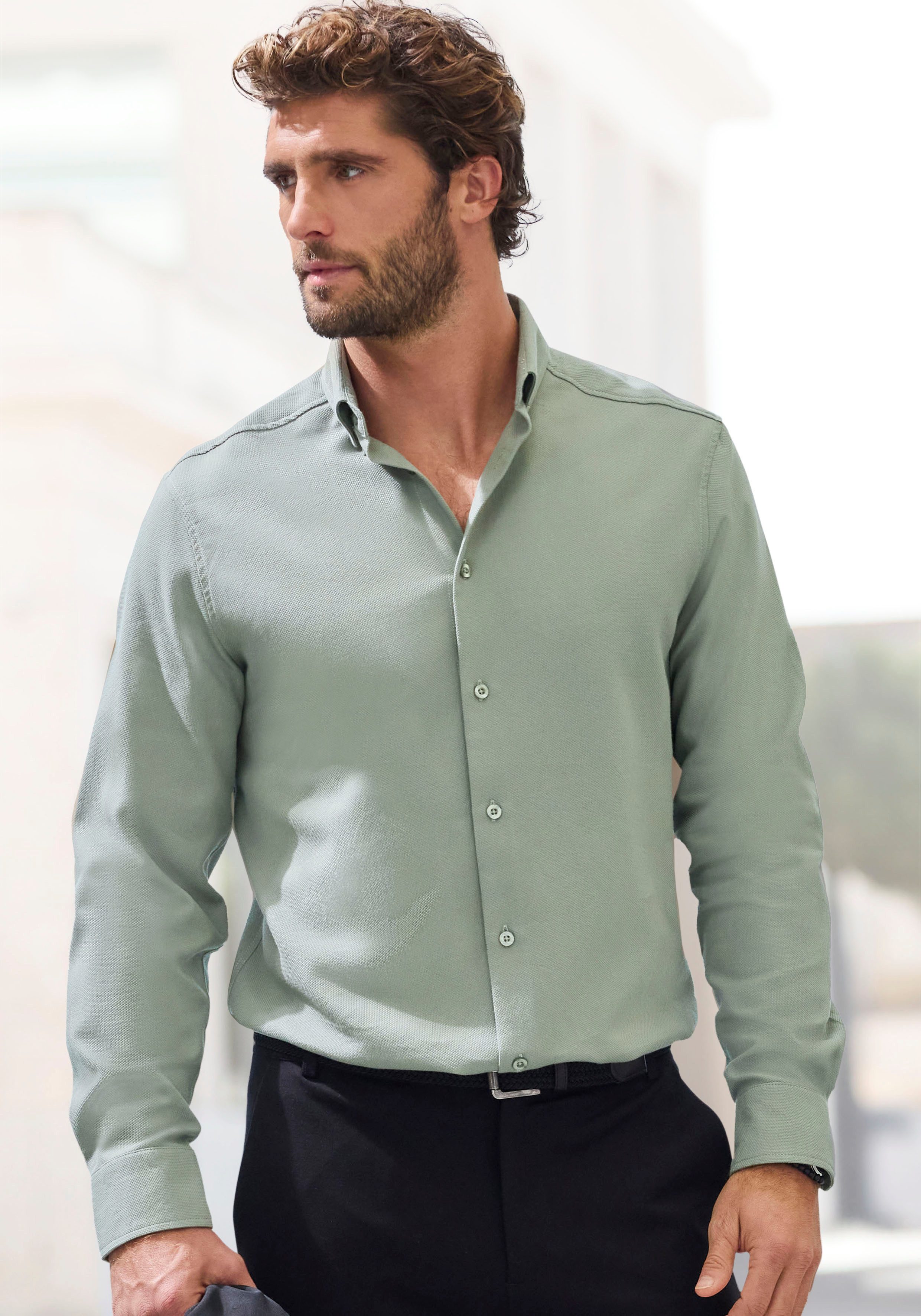 Langarmhemd Regular Fit
