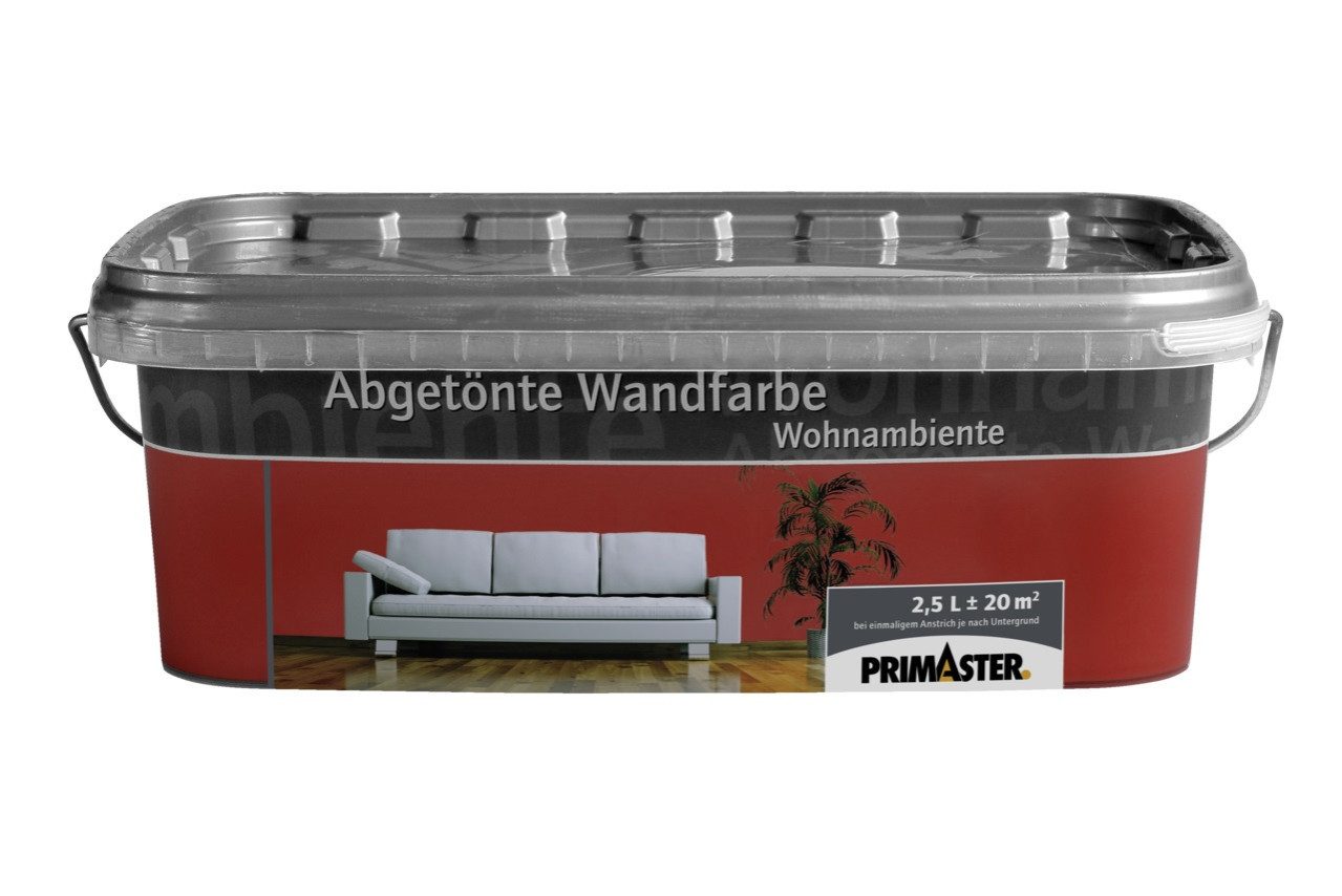 Wandfarbe Primaster Wandfarbe Wohnambiente 2,5 L ziegelrot
