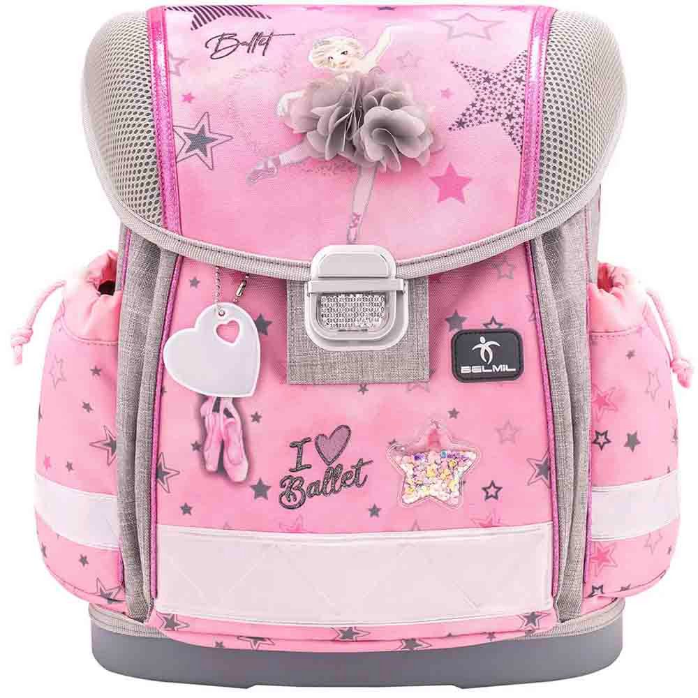 Belmil Schulranzen Set Classy 10-teilig 2025 Mädchen Ballerina Light pink