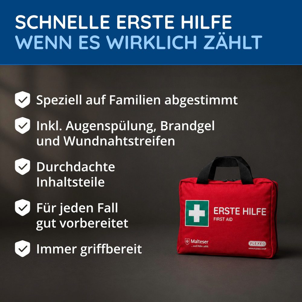FLEXEO Erste-Hilfe-Set Family, (130 St)