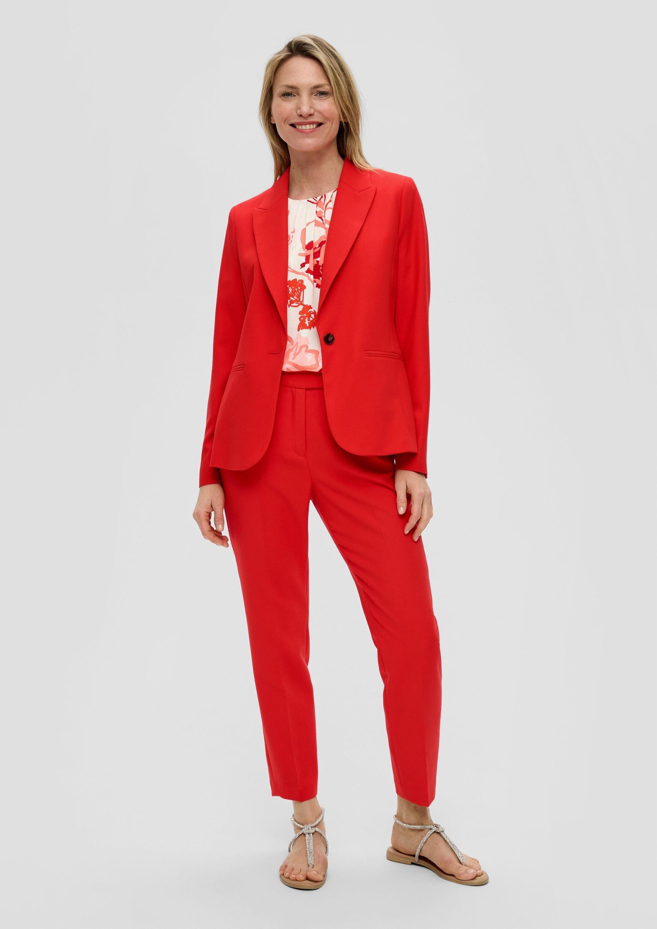 s.Oliver Jackenblazer Indoor-Blazer Blazer aus Viskosemix