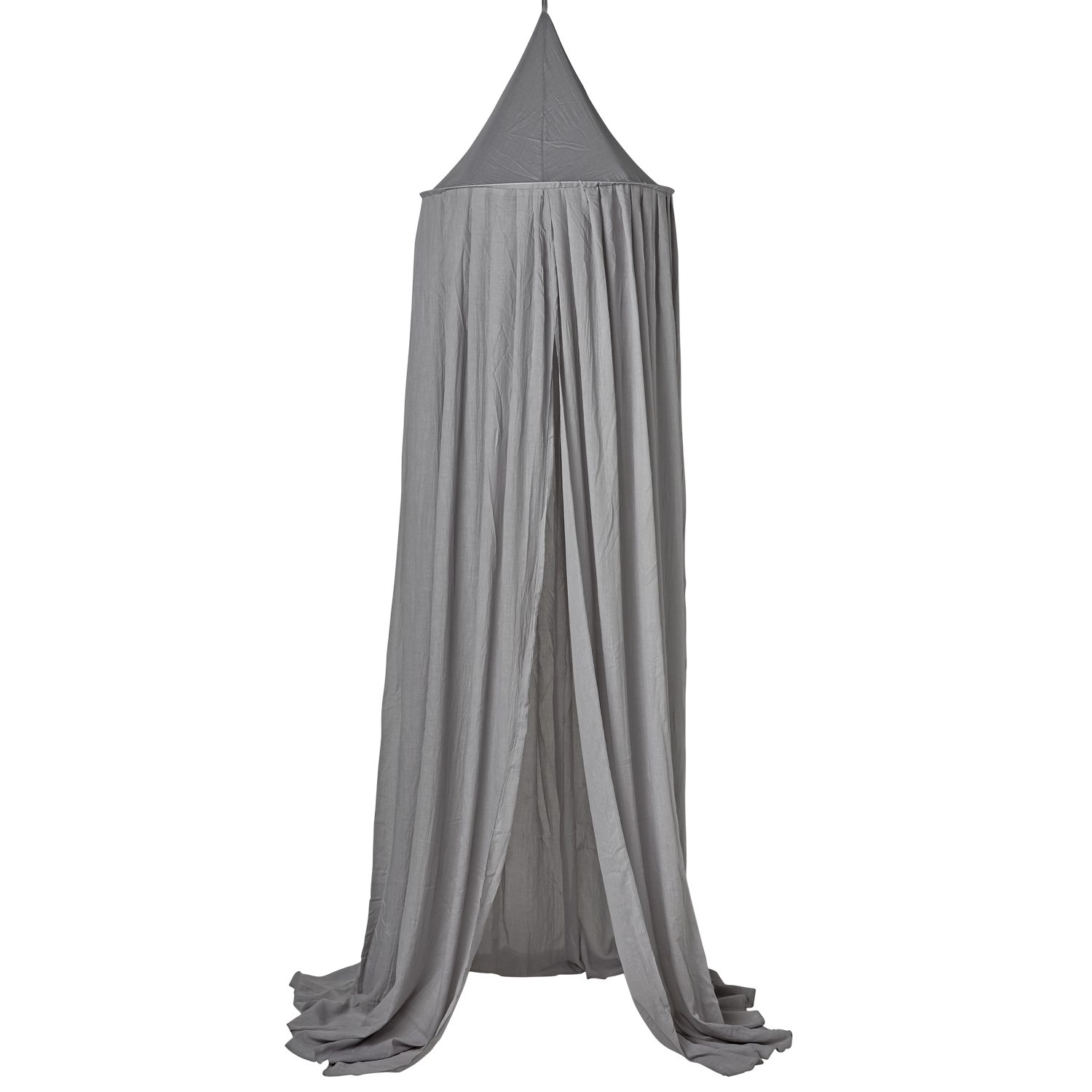 Meyco Baby Betthimmel Grey (80% Polyester / 20% Baumwolle, 1-tlg), Klamboe (55x240cm)