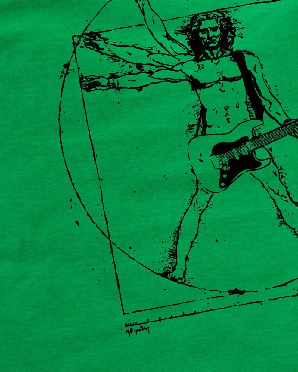 style3 T-Shirt Da Vinci Rock musik festival gitarre metal open air mensch günstig online kaufen