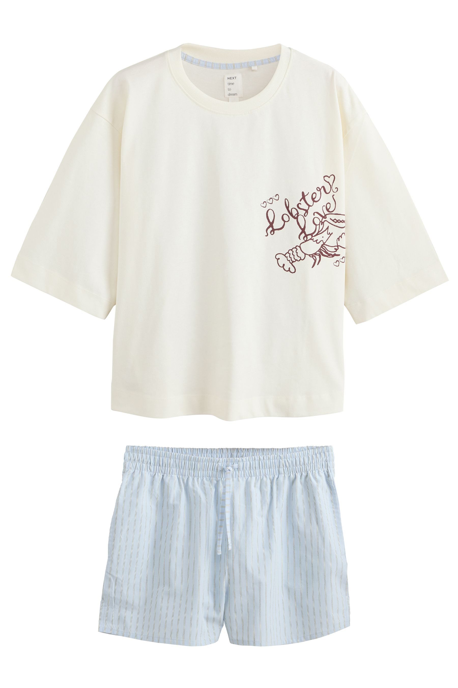 Pyjama Kurzer Schlafanzug, Kurzgröße
