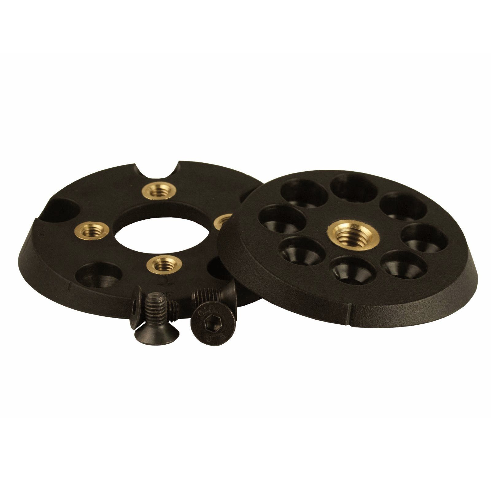 SO-TECH® Möbelbeschlag Tischbeinbeschlag TWIST'N TURN für Möbelfüße bis Ø 60 mm (1 St), Neigung in 5 Stufen 0°, 5,5°, 10,5°, 13,5° & 15° einstellbar