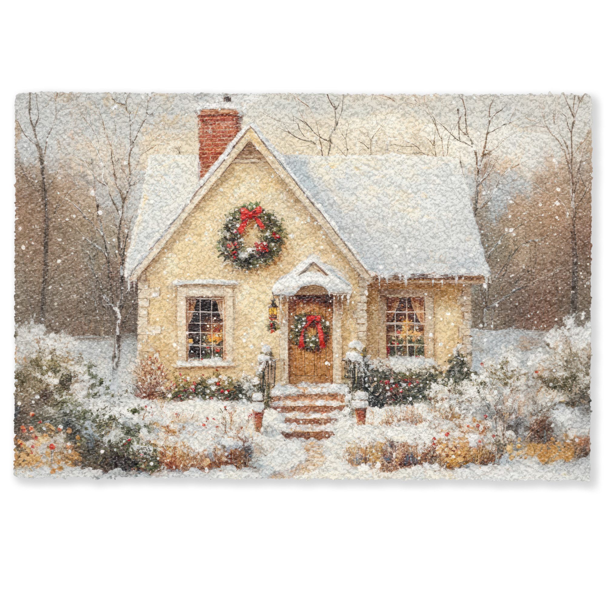 MuchoWow Fußmatte Weihnachten - Zuhause - günstig online kaufen