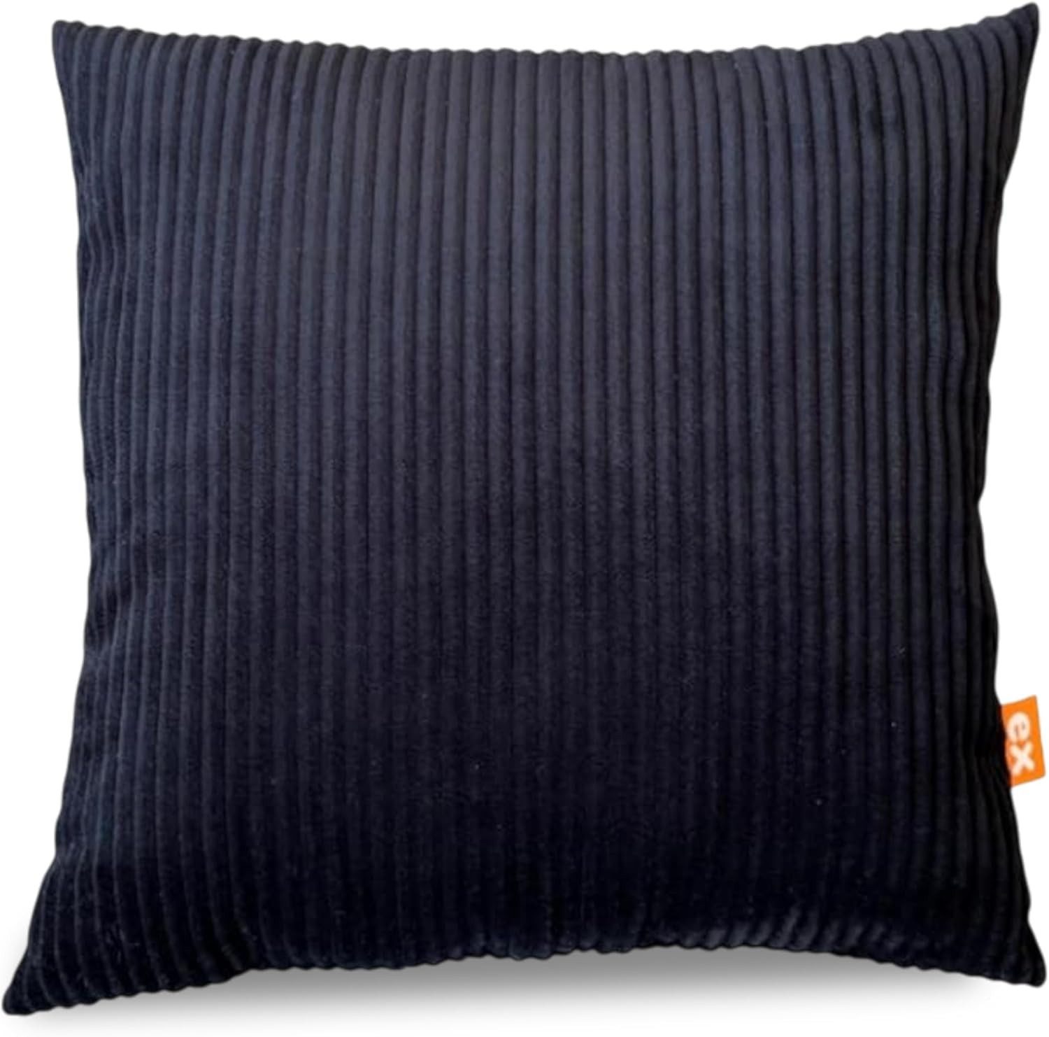 Best for Home Dekokissen Weiches Cord-Kissen – Stilvoll & Bequem, Organische Baumwolle