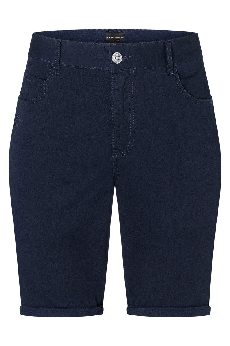 Karlowsky Fashion Arbeitsshorts KARLOWSKY Damen 5-Pocket-Shorts CLASSIC-STRETCH Nachtblau