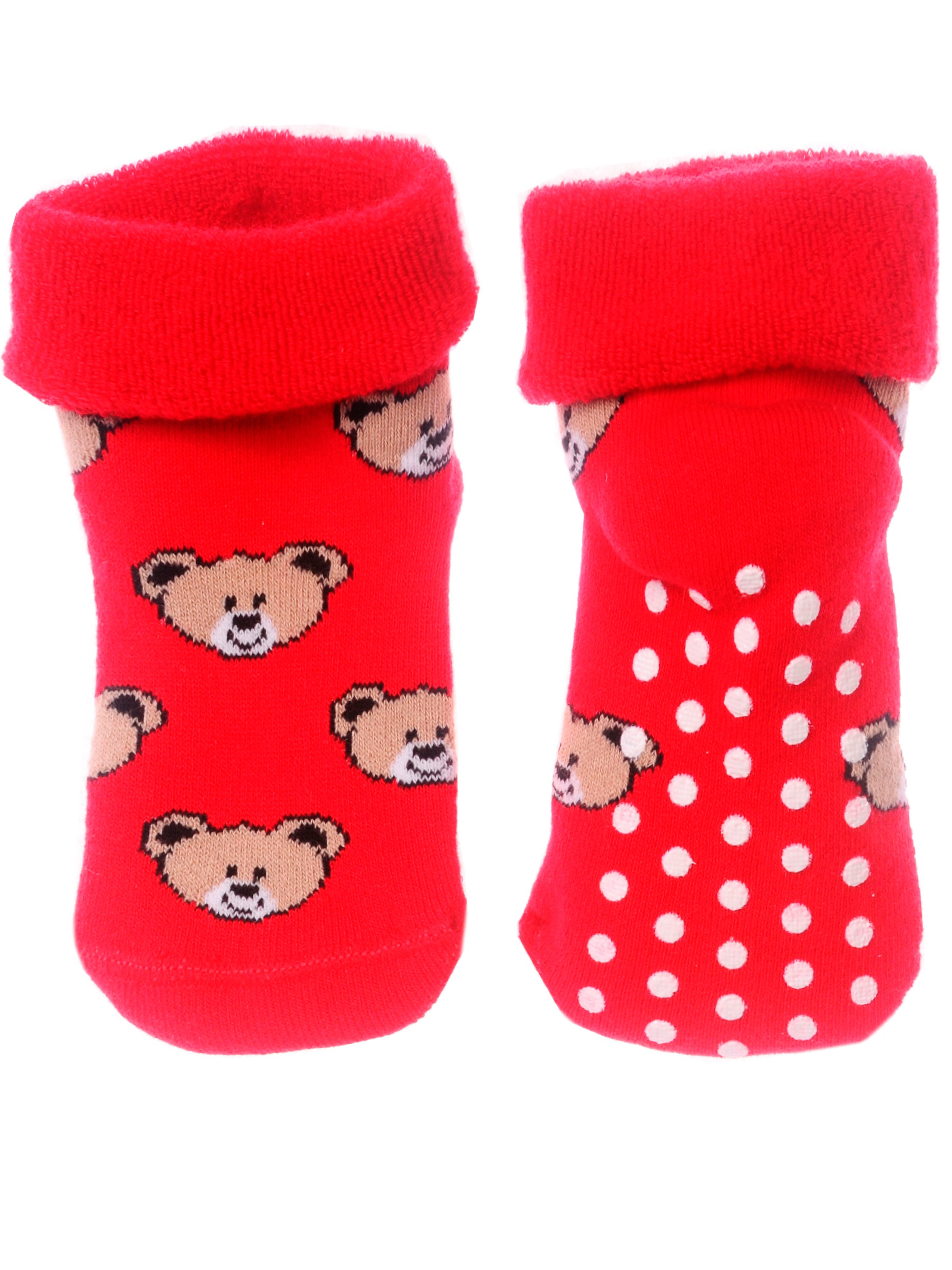 Martinex ABS-Socken Antirutschsocken socks Frottee Socken Haussocken mit Bärchen 16 17 18 19 20 21 22 23 24 25 26 27 28 29 30 31 32 33 34