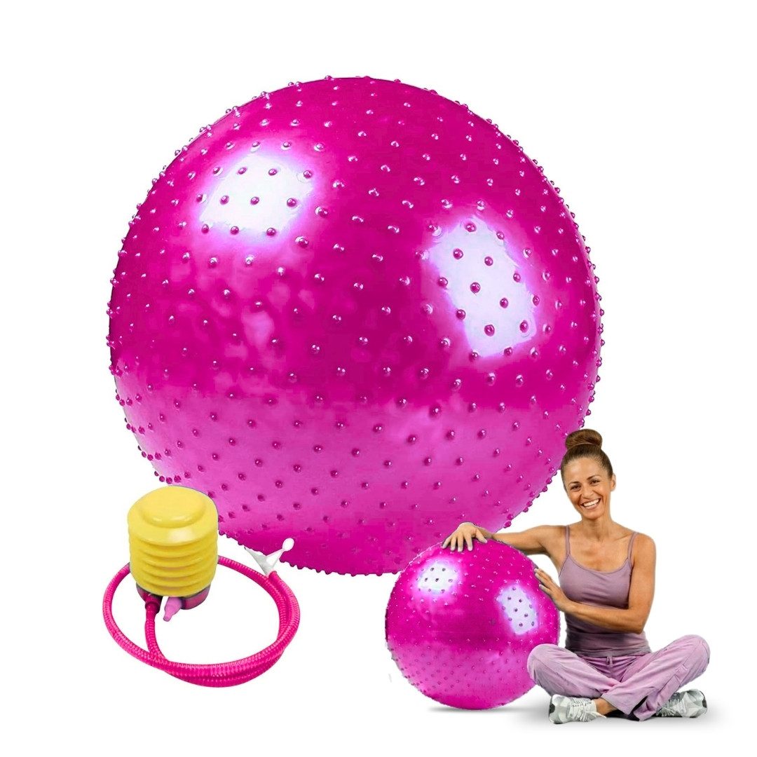 Endless Yogaball Gymnastikball groß, PVC Fitnessball mit Luftpumpe, platzsicher (Sowohl für Männer als auch für Frauen, Sowohl für Männer als auch für Frauen), Balance Ball Stuhl für Fitness Workout Stabilität Pilates