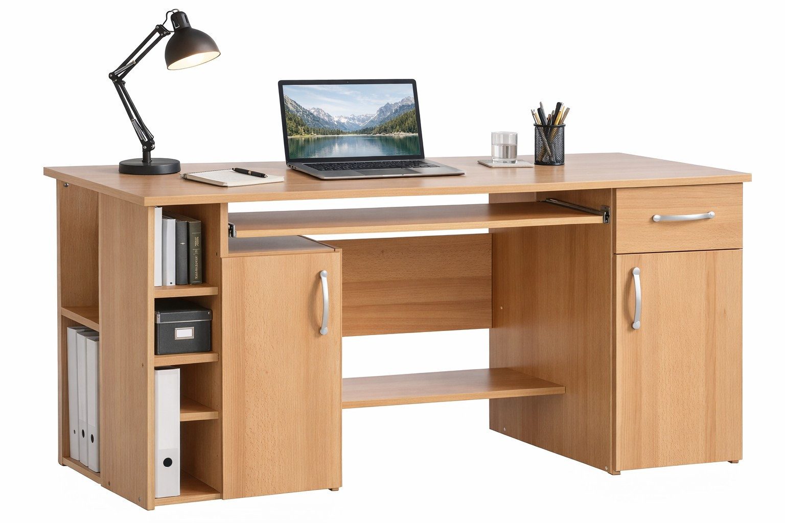 bv-vertrieb Schreibtisch Schreibtisch Computertisch Bürotisch Druckerfach Tastaturauszug. Reduzierter Preis € 227,90. Unverbindliche Preisempfehlung € 297,00