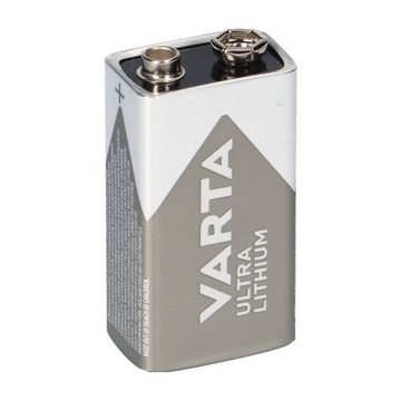VARTA 5x 1er Blister Varta Professional Lithium Batterie 9V-Block Batterie