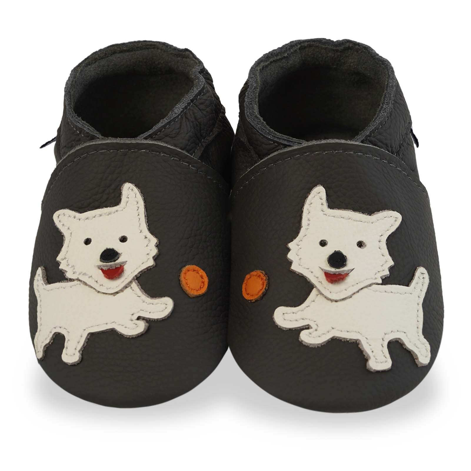 Mejale Mejale 18-19EU Baby Krabbelschuhe Leder Lauflernschuhe Rutschfest Krabbelschuh