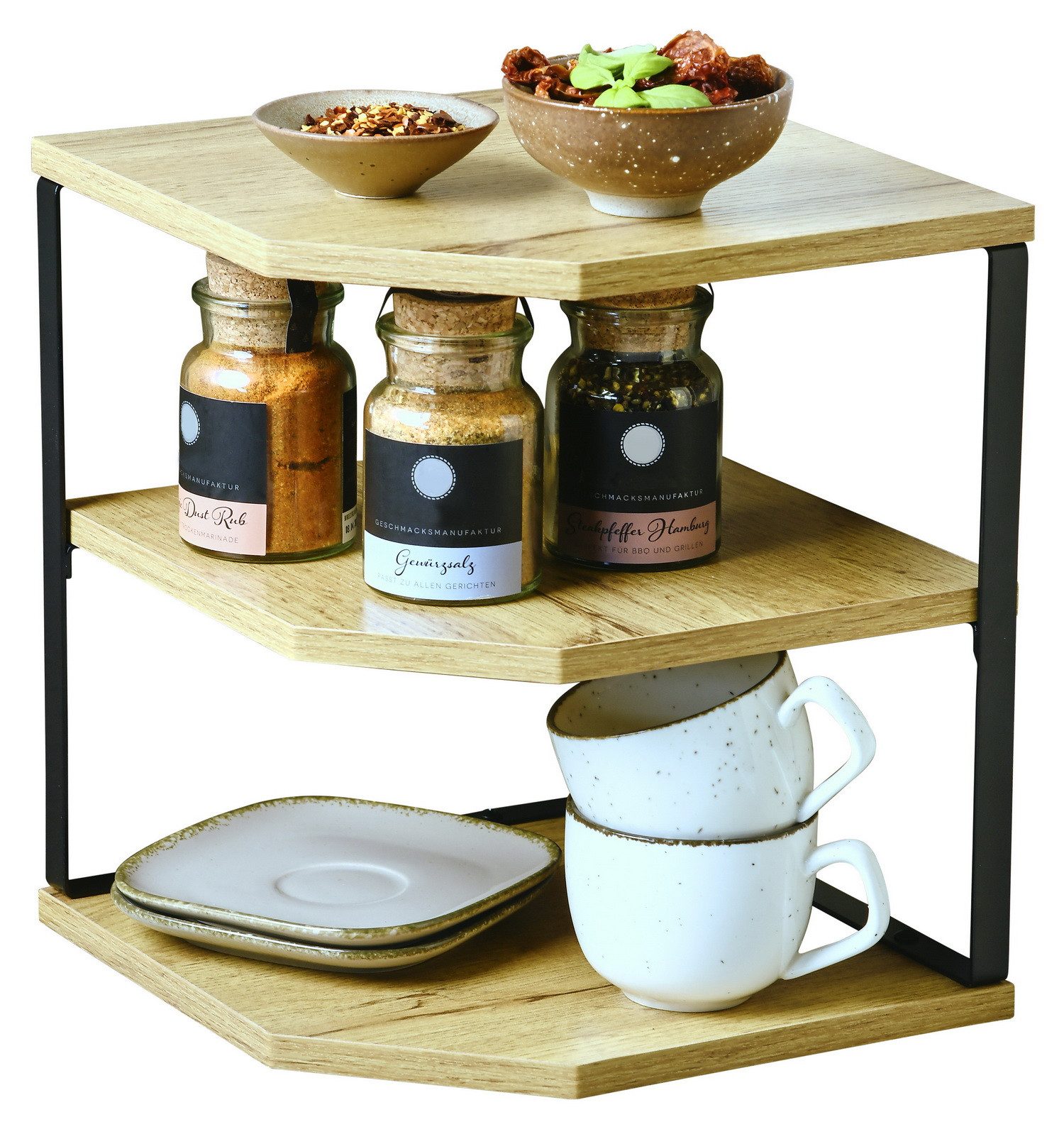 KESPER® Eckregal Küchenregal Küchenregal Eck-Regal Küchen-Ablage Gewürzrega günstig online kaufen