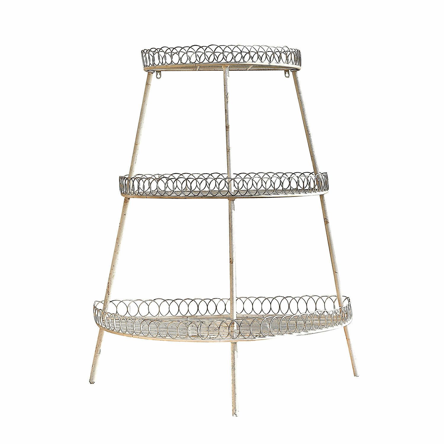 Mirabeau Etagere Etagere Lorivane antikweiß, Eisen