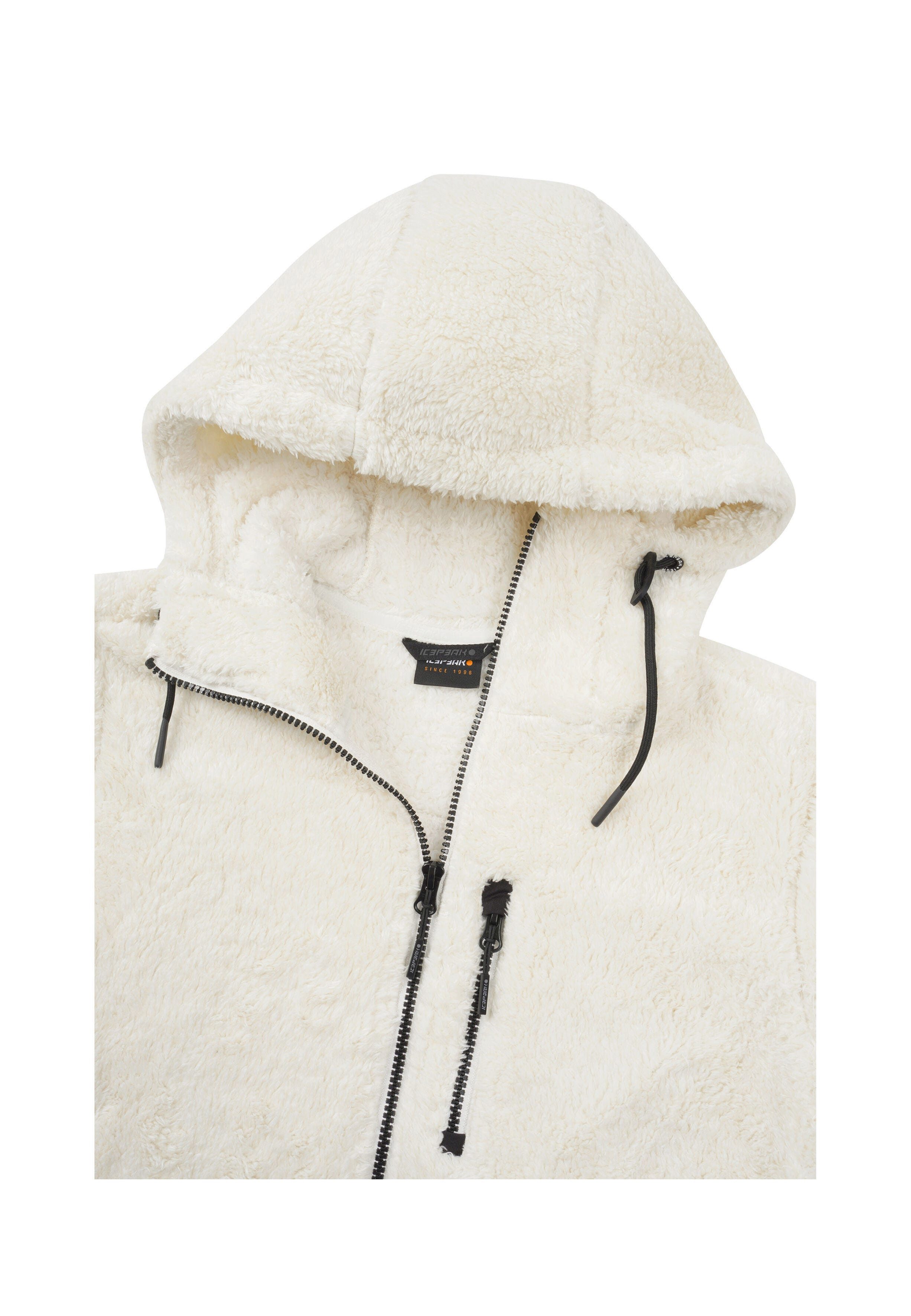 Icepeak Fleecejacke ICEPEAK CHELLES mit verstellbarer Kapuze, schnell trocknend, aus Polyester – Bild 5 von 5