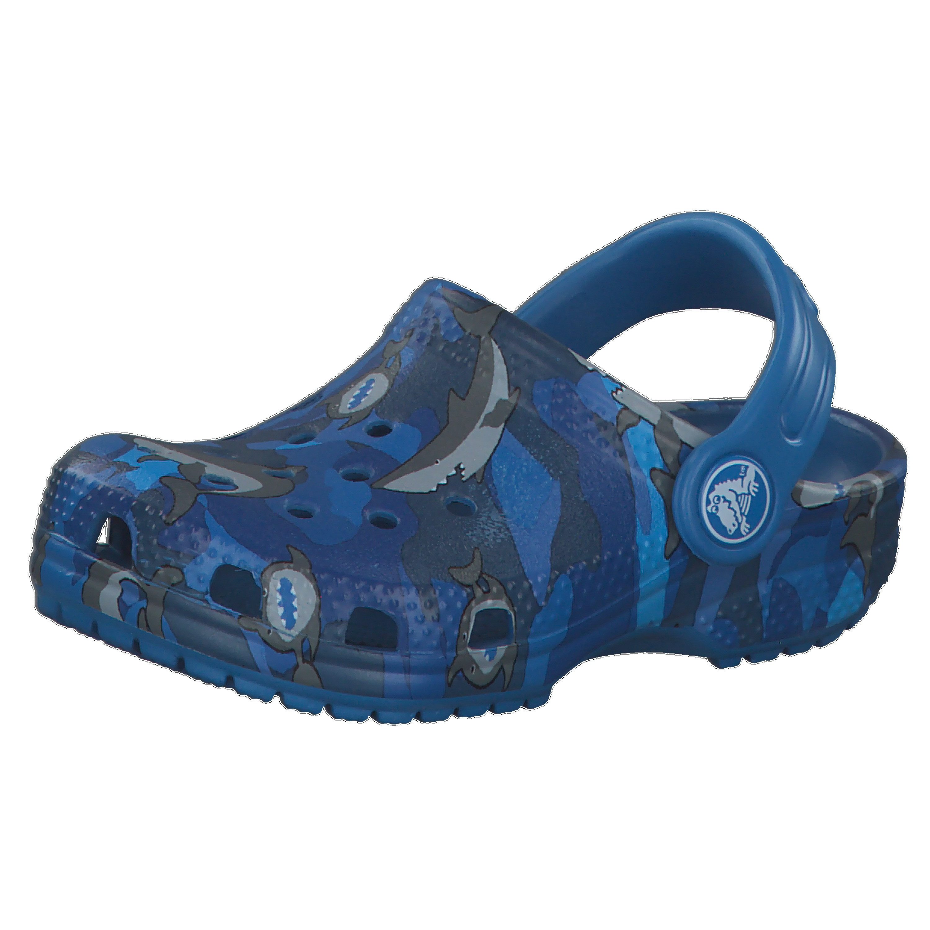 Crocs Kinder Schuhe Preschool Classic Shark Clog 206147 Sandale