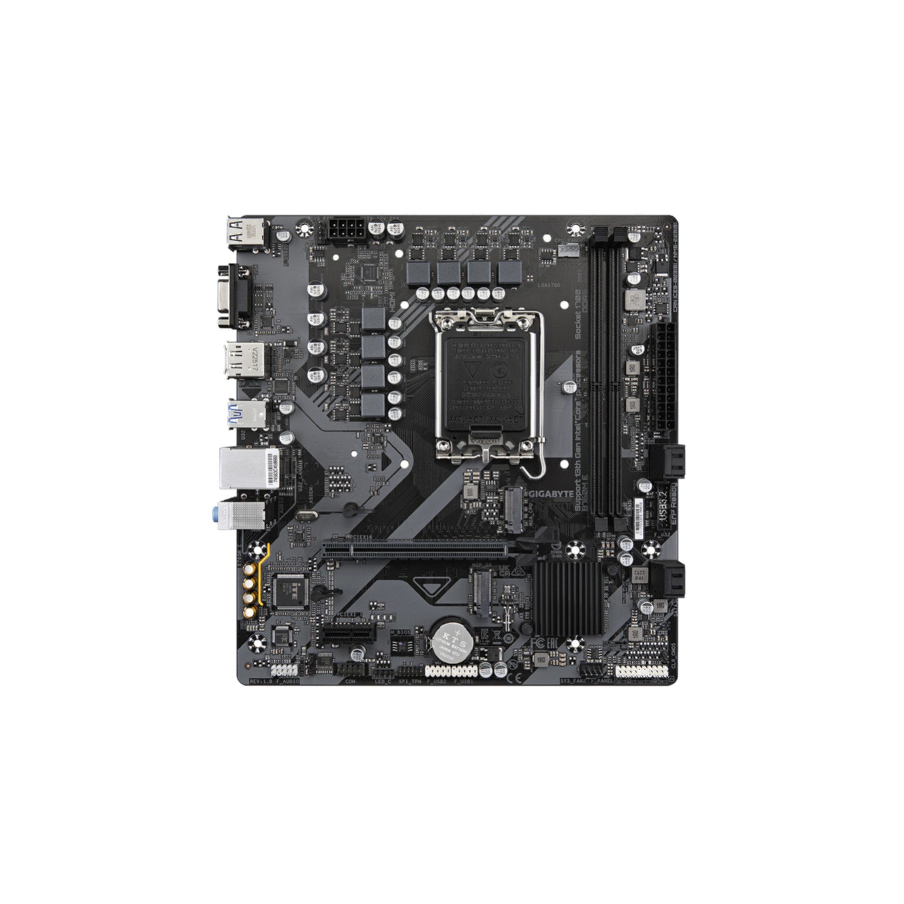 Gigabyte B760M E Mainboard – Unterstützt Intel Core Prozessoren der 14. Generat Mainboard