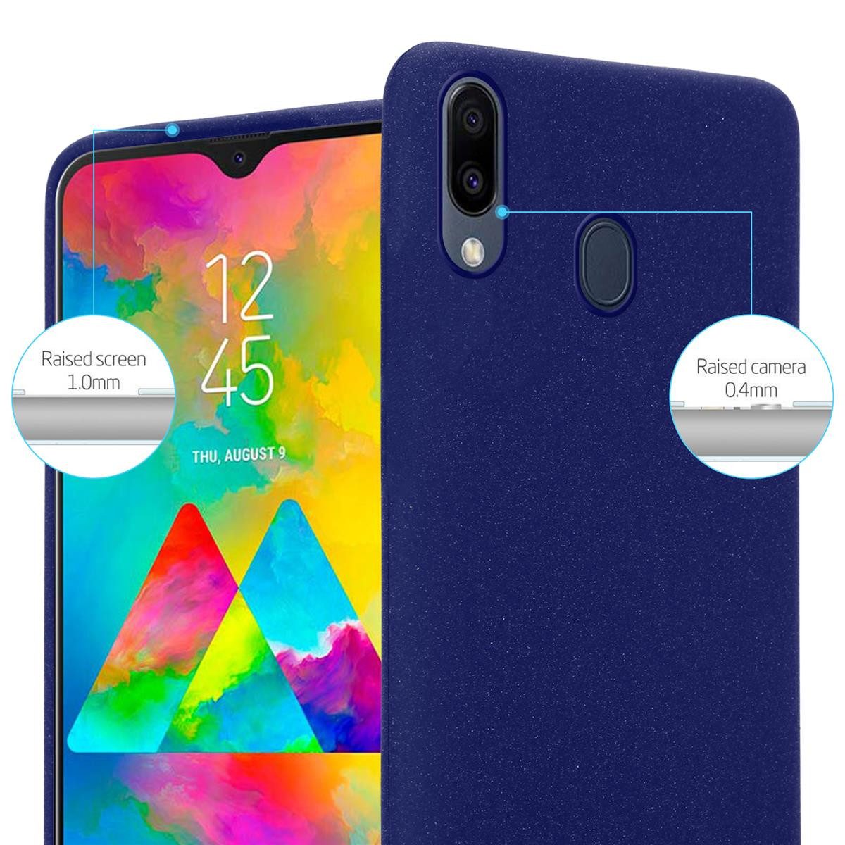 Cadorabo Handyhülle für Samsung Galaxy M20 Hülle Samsung Galaxy M20, Flexible TPU Silikon Handy Schutzhülle - Hülle - ultra slim