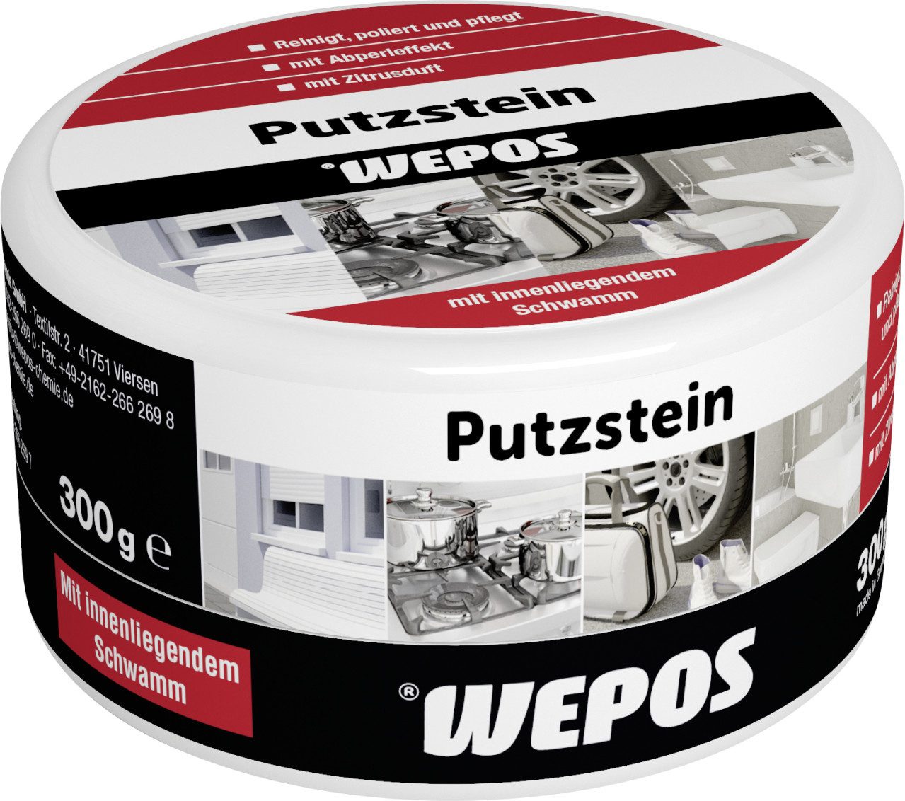 WEPOS CHEMIE GMBH Wepos Putzstein 300 g Universalreiniger