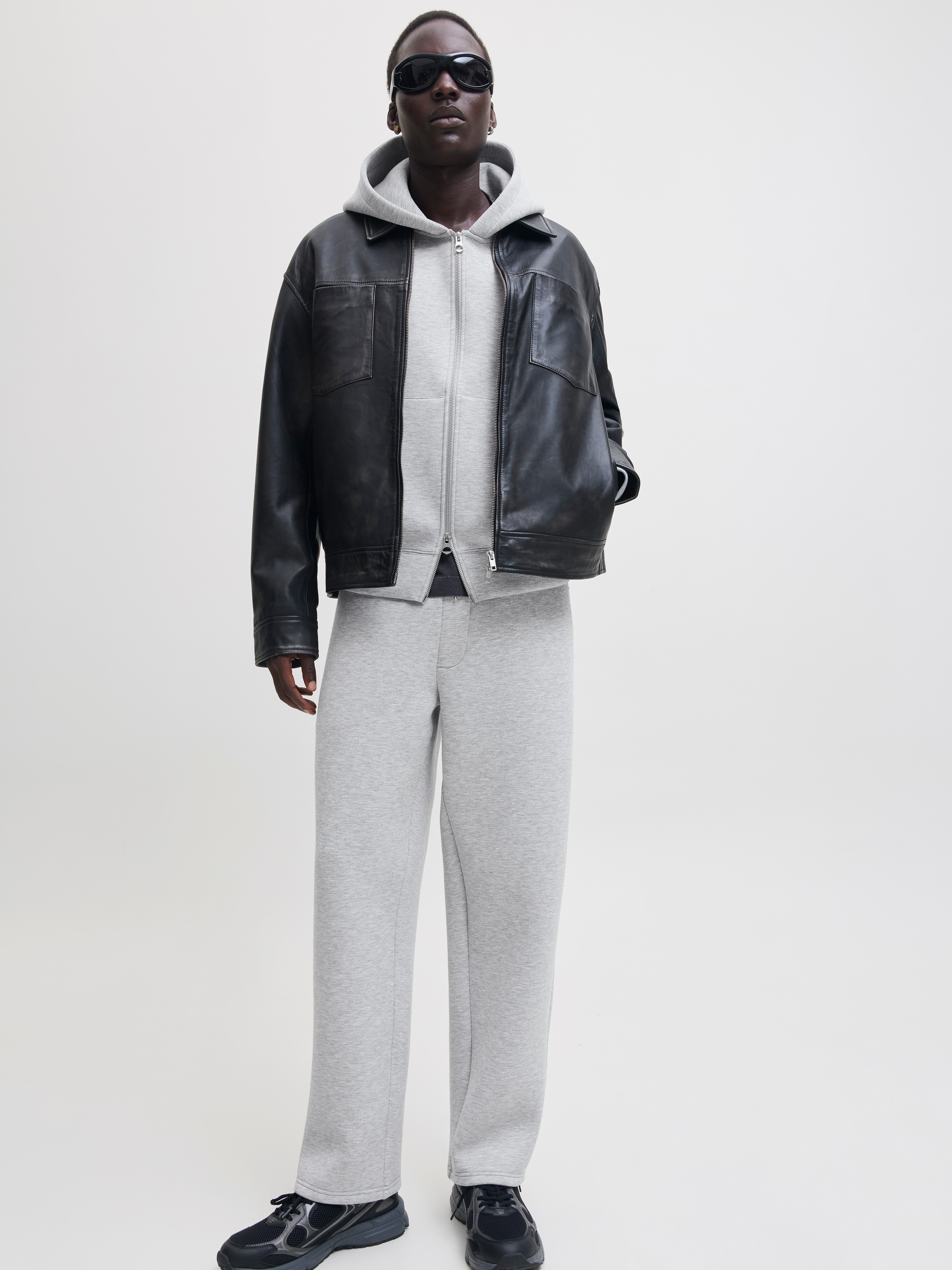 Jack & Jones Sweathose JPSTBILL LEGACY SCUBA UNC SWT PANTS NOOS Materialmix, locker geschnitten – Bild 4 von 5