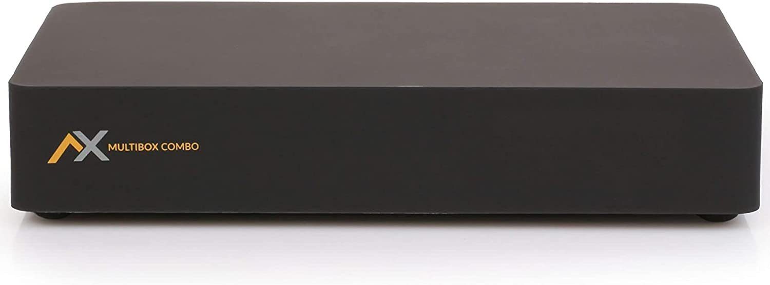 AX Multibox Combo SE - 4K UHD E2 Linux Sat-, Kabel- und DVB-T2 SAT-Receiver (PVR Aufnahmefunktion & Timeshift, 2X USB, LAN, WLAN)