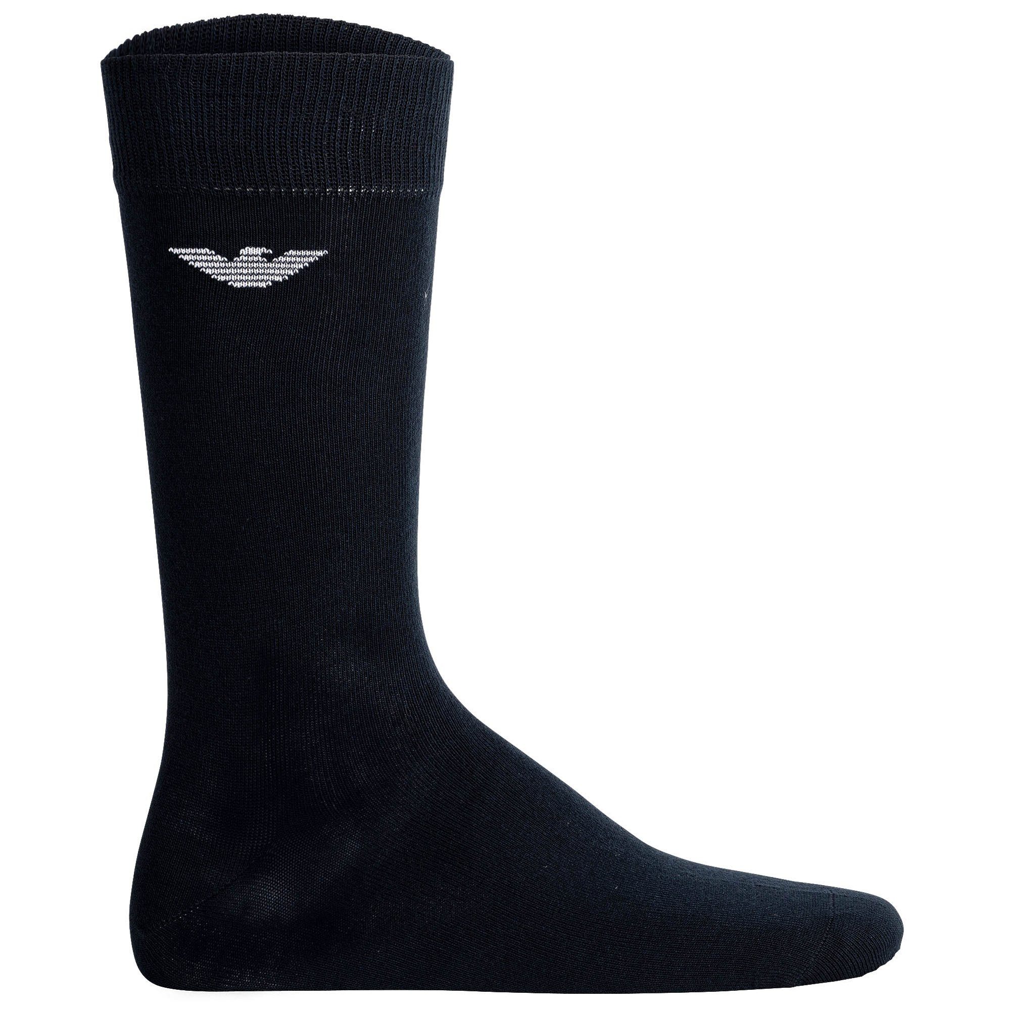 Emporio Armani Kurzsocken Herren Socken 6er Pack Baumwolle Casual Cotton 6P (Packung, 6er Pack)