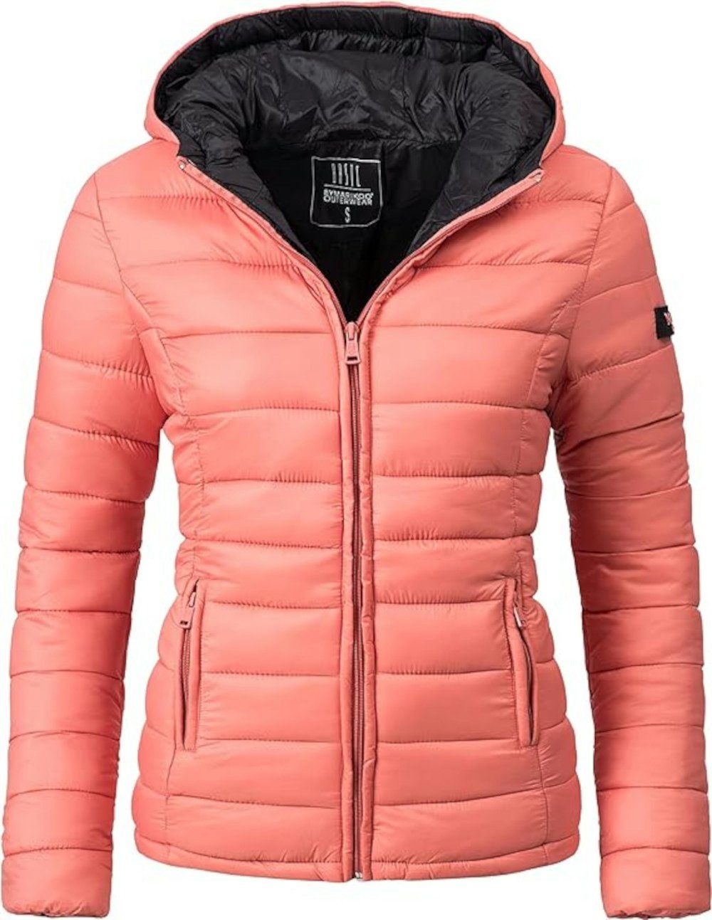 Marikoo Fahrradjacke Damen Übergangsjacke leichte Steppjacke kurz mit Kapuze  Lucy Gr. M *** BESTER PREIS ***