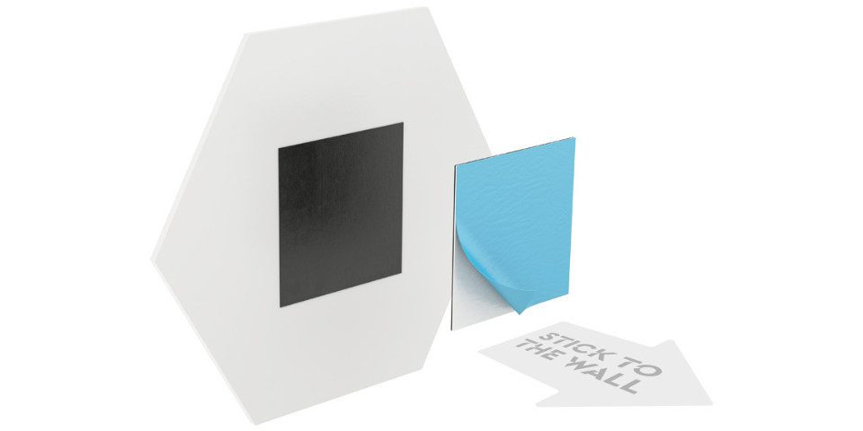 FLYERALARM Magnethalter Magnetaufhängung selbstklebend für Bilder & Schilder, Set (10-St) – Bild 5 von 5