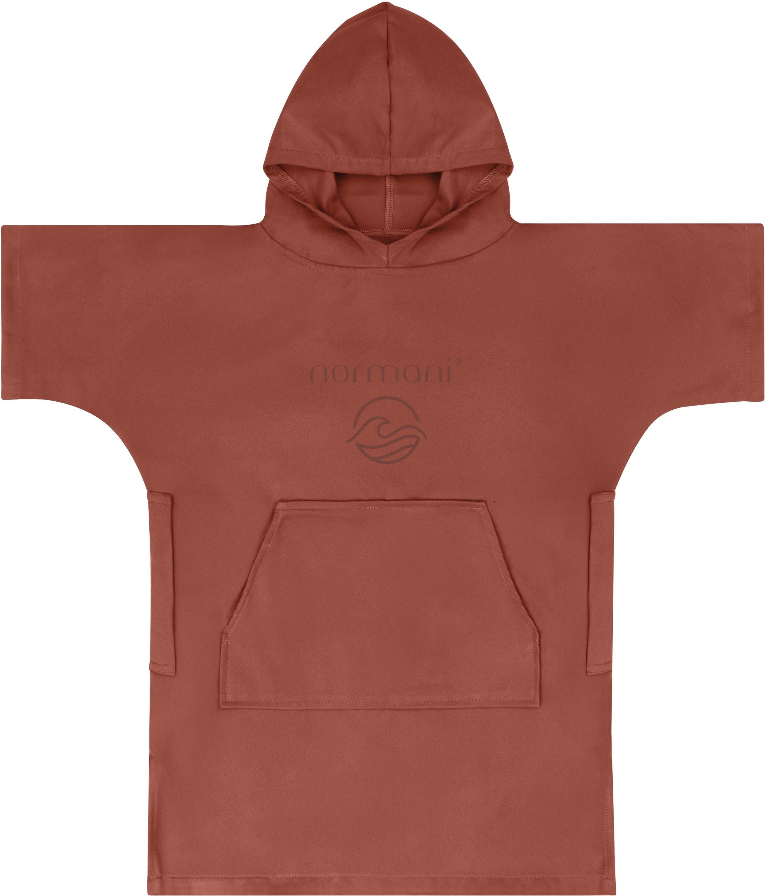 normani Babybademantel Kinder Mikrofaser Badeponcho Luquillo, Kapuze, Schlupf, Bade Handtuch mit Kapuze für 6-9 Jährige