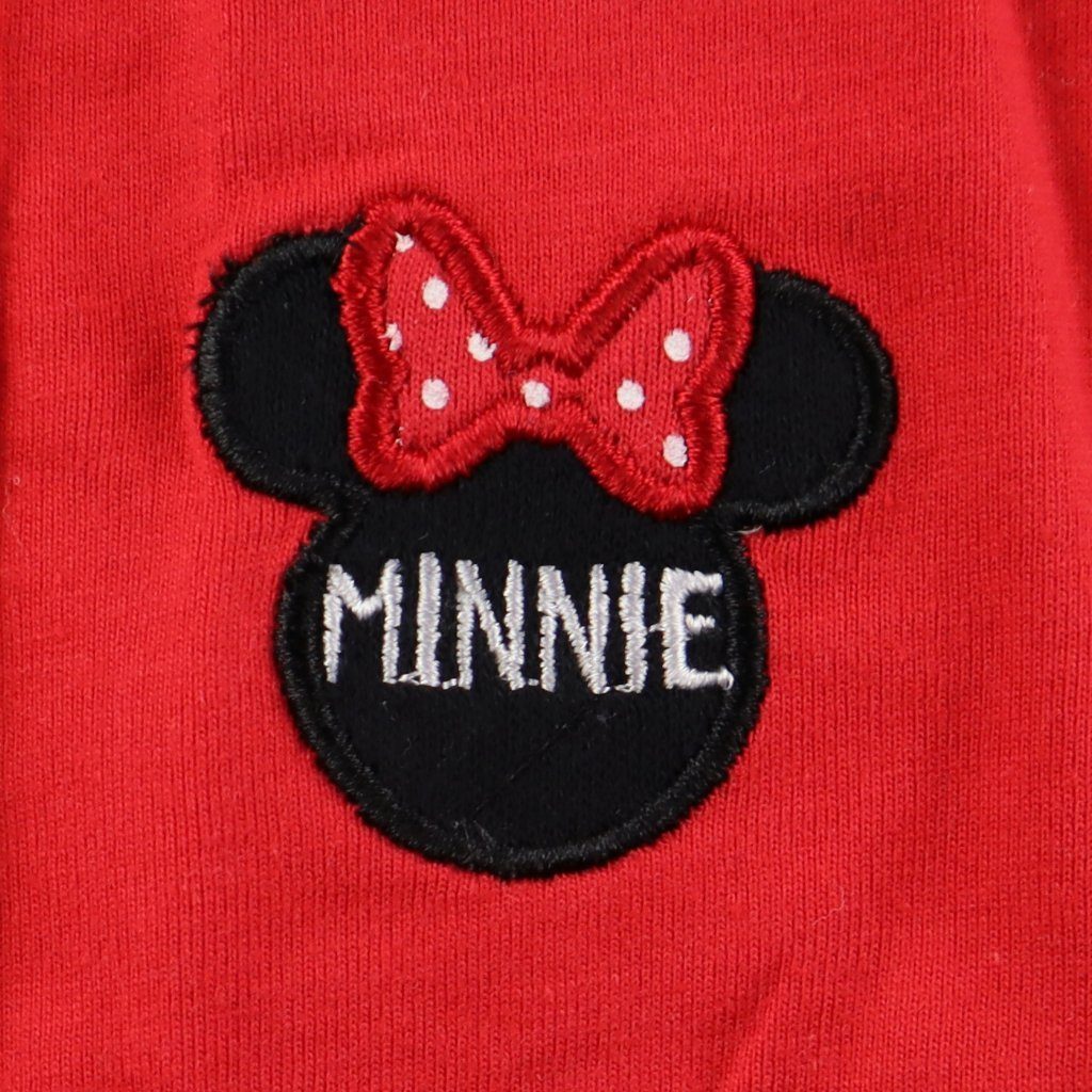 Kurzarmwickelbody Kurzarm bis Minnie Strampler Rot Gr. 100% Baumwolle Body Baby 92, Maus 62 Disney Minnie Mouse