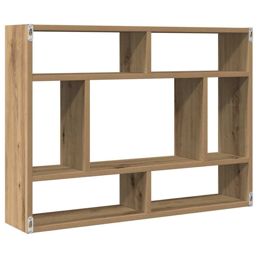 vidaXL Regal Wandregal Artisan-Eiche 75x16x55 cm Holzwerkstoff, 1-tlg. – Bild 5 von 5