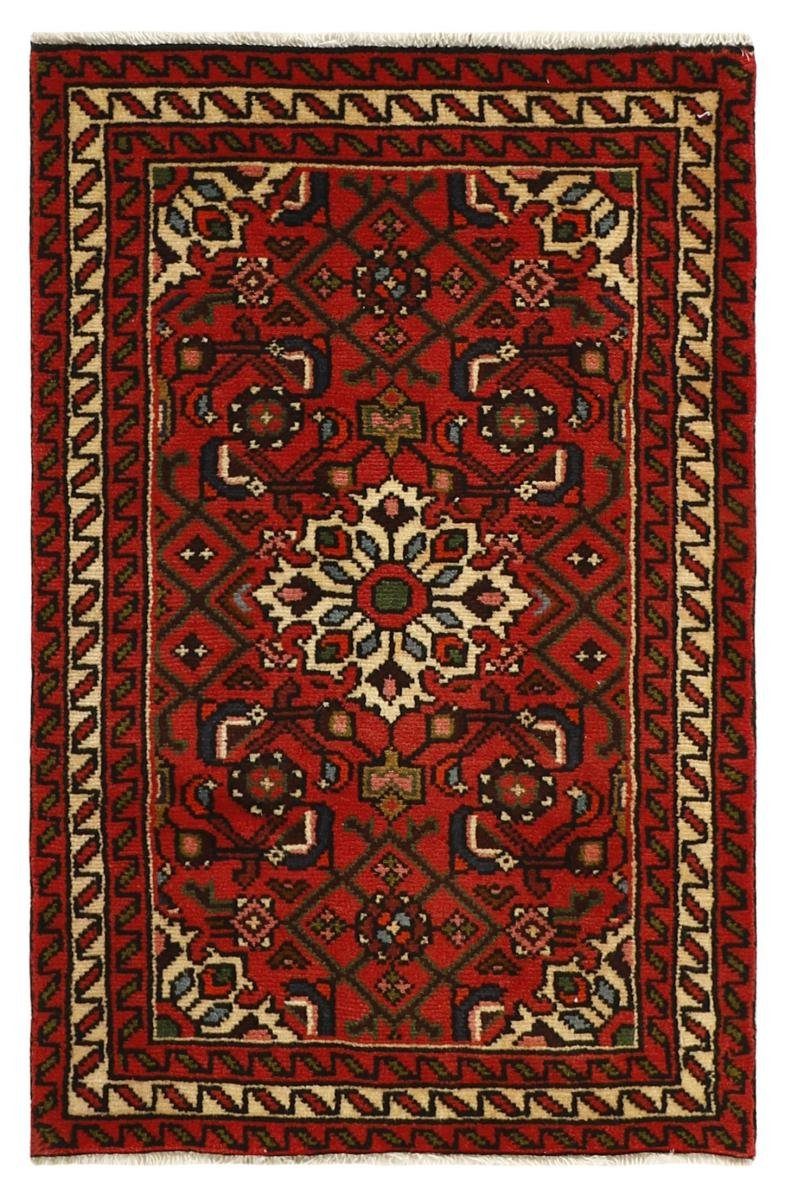 Orientteppich Hosseinabad Handgeknüpfter mm rechteckig, / Perserteppich, Höhe: Nain 12 Trading, Orientteppich 61x99