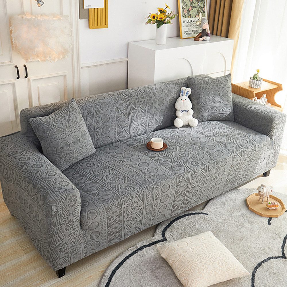 Kaket Sofahusse Stretch-Sofabezug Elastisch Couch Sesselbezug mit dezentem günstig online kaufen