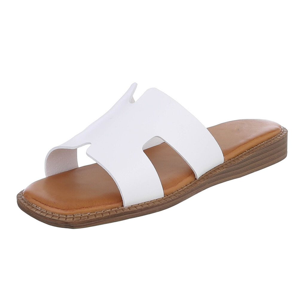 Ital-Design Modische Sandalen mit gepolsterter Sohle für Damen Pantolette ( günstig online kaufen