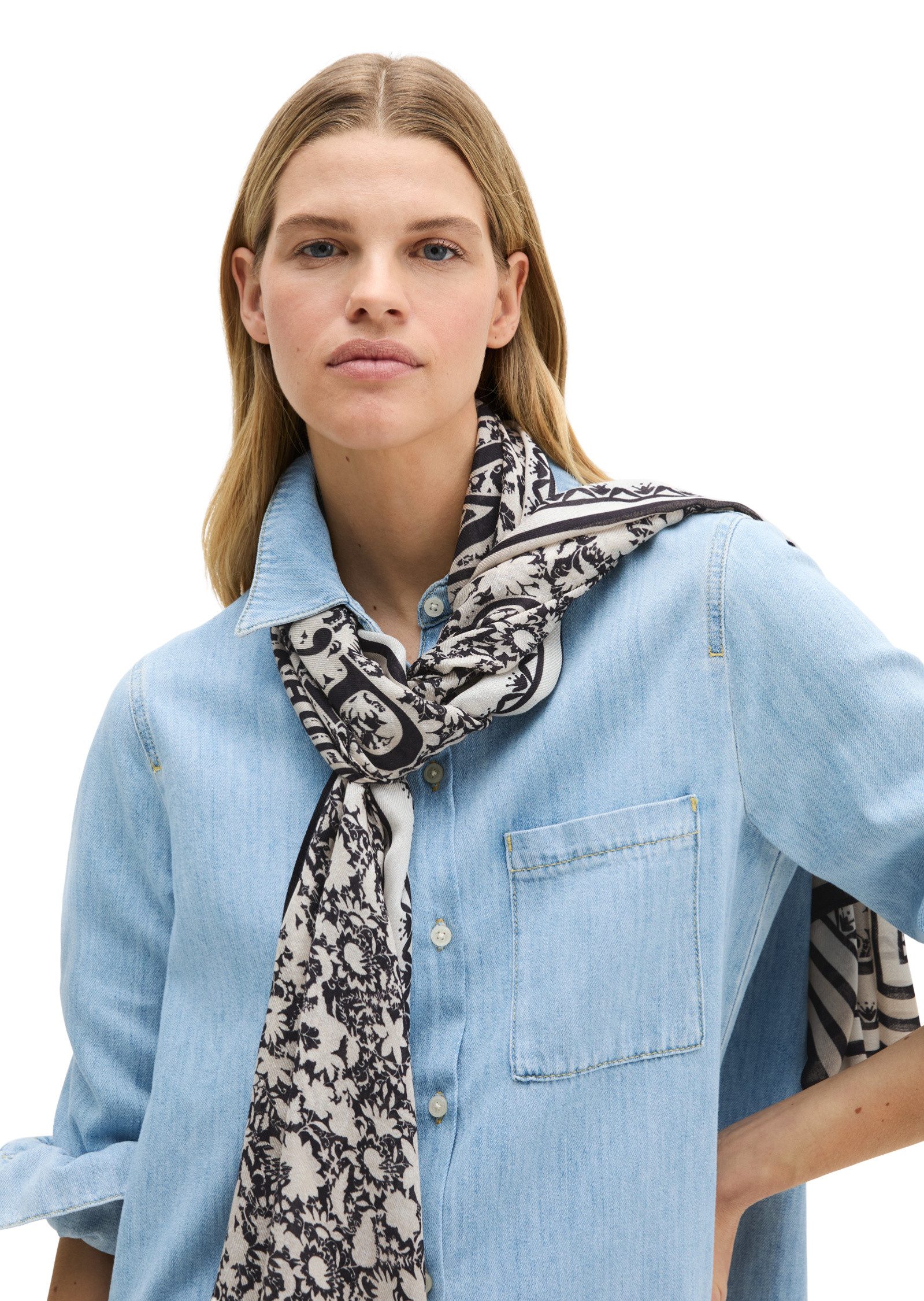 Marc O'Polo Schal aus Modal-Twill