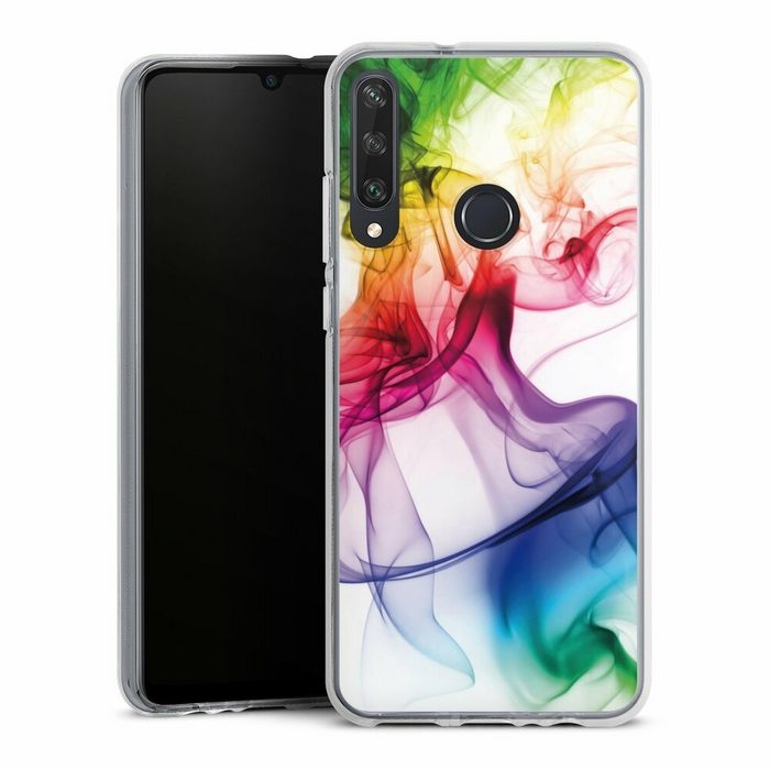 DeinDesign Handyhülle Farbe Wasser Regenbogen Strange waft Huawei Y6p Silikon Hülle Bumper Case Handy Schutzhülle