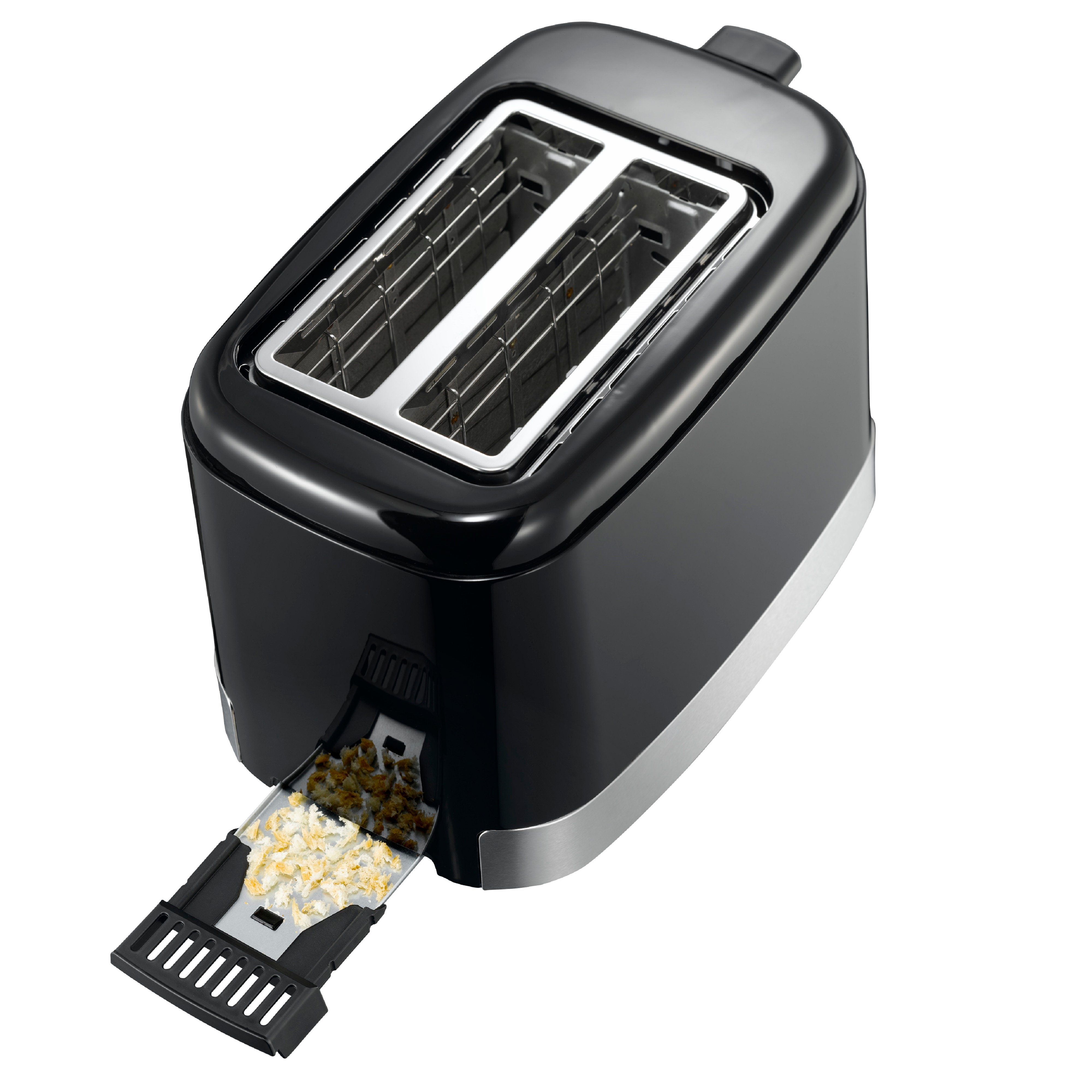 MELISSA Toaster 16140148, 2-Schlitz-Toaster, Design-Modell,800W,große Röstfläche inkl. Krümelschublade,Timer